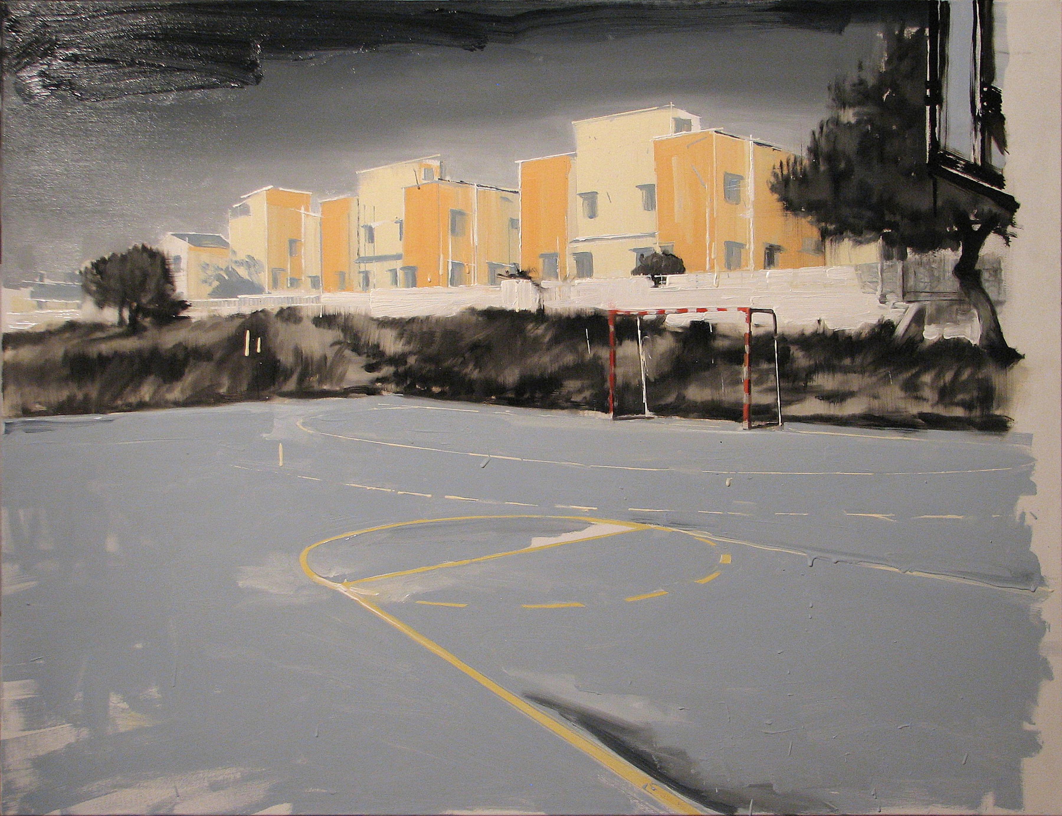 Robert Bubel Figurative Painting - Memory Has No Idea About Geography ...- Expressive Contemporary Painting