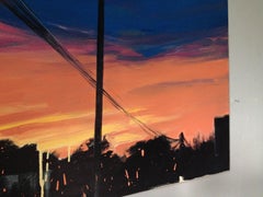 Milestones - Expressive Contemporary Figurative Ölmalerei, Realismus, Landschaft