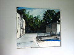 The Crush - Expressive Contemporary Figurative Oil Painting, Nature Landscape