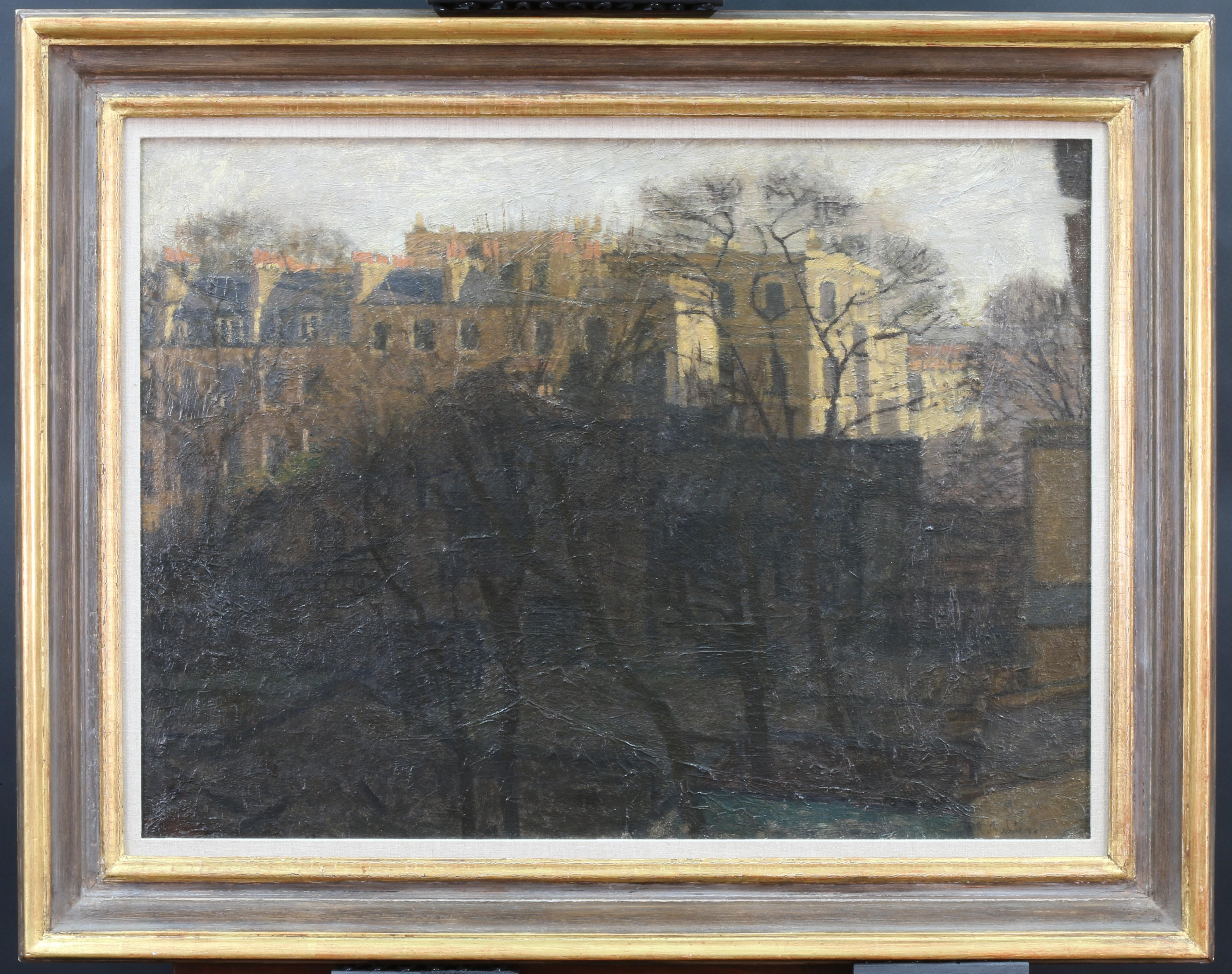 Robert Buhler RA Landscape Painting - Ormond, London, April 1936.