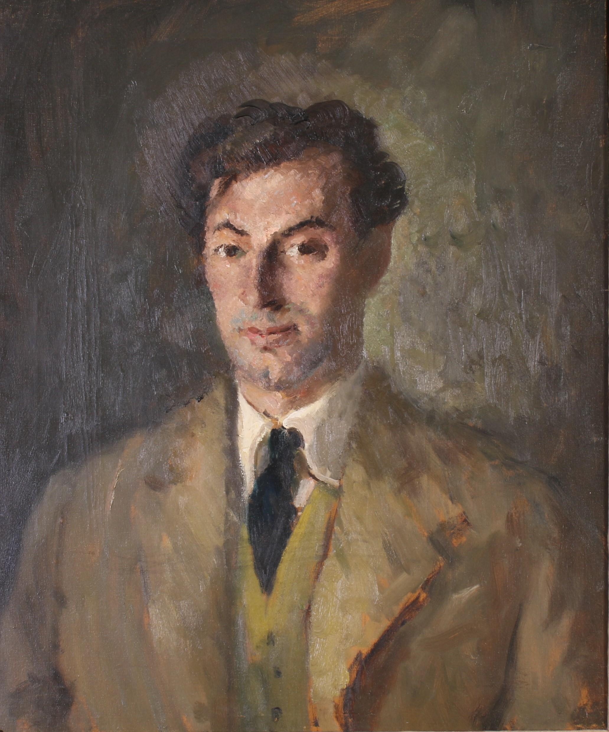 Autoritratto - Painting di Robert Buhler RA