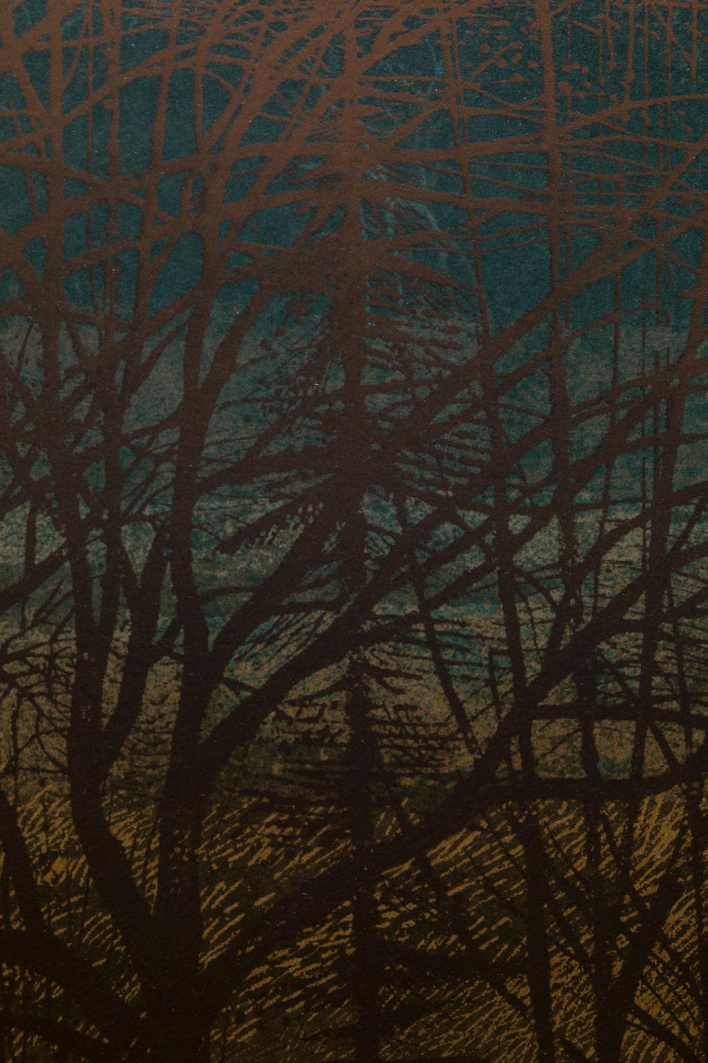 Robert Burkert Litografía Paisaje 