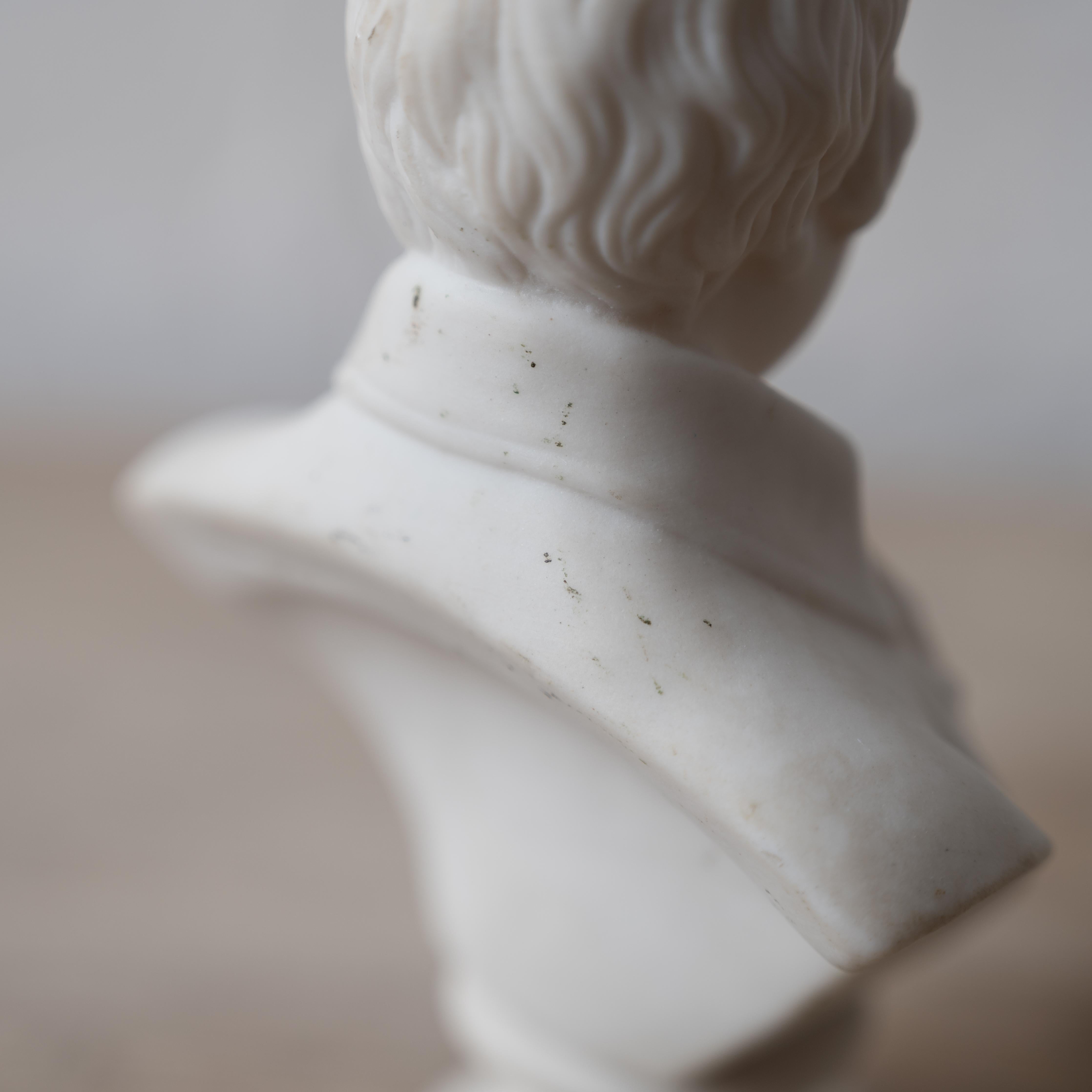 Robert Burns Parian Bust, 19th Century For Sale 5