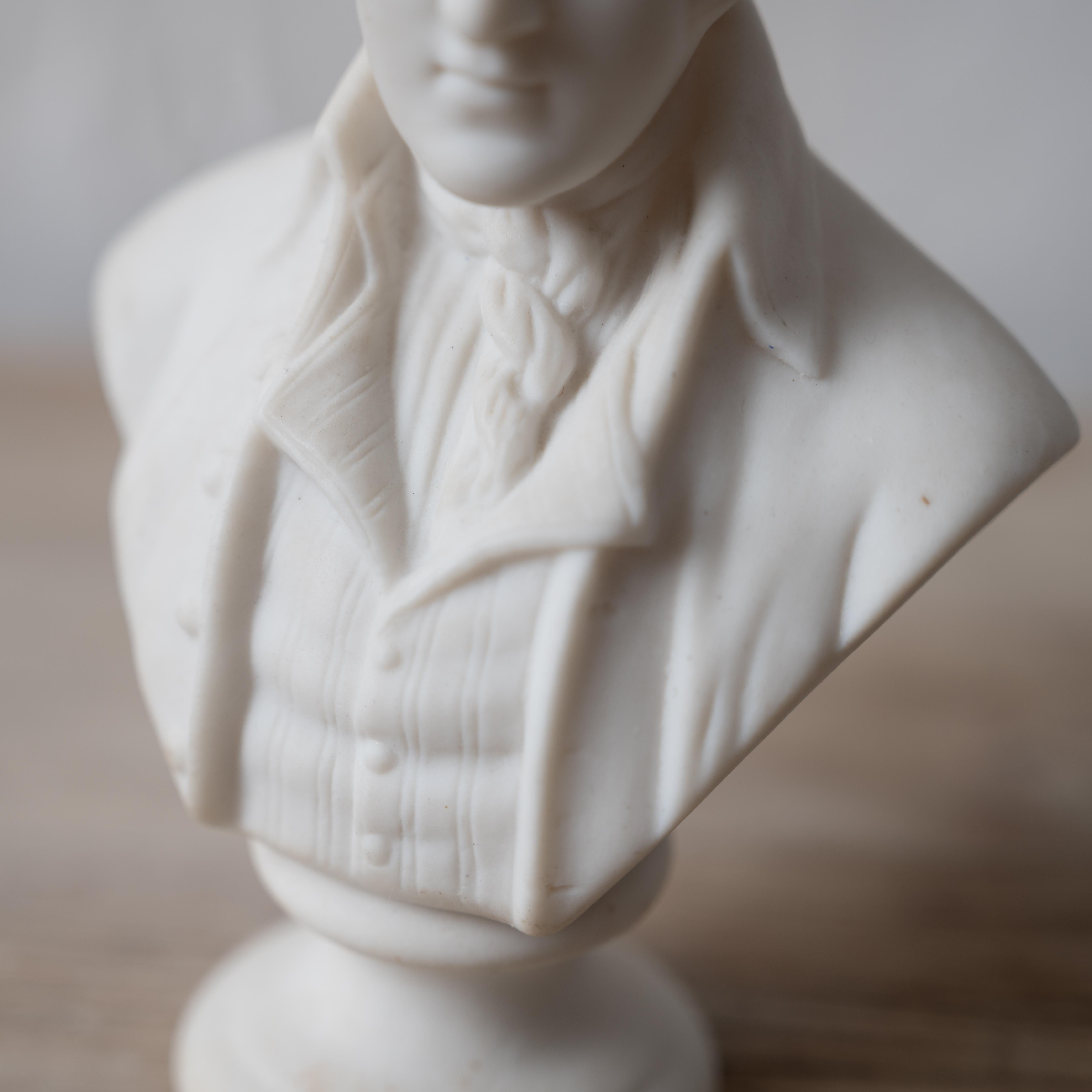 Robert Burns Parian Bust, 19th Century For Sale 1