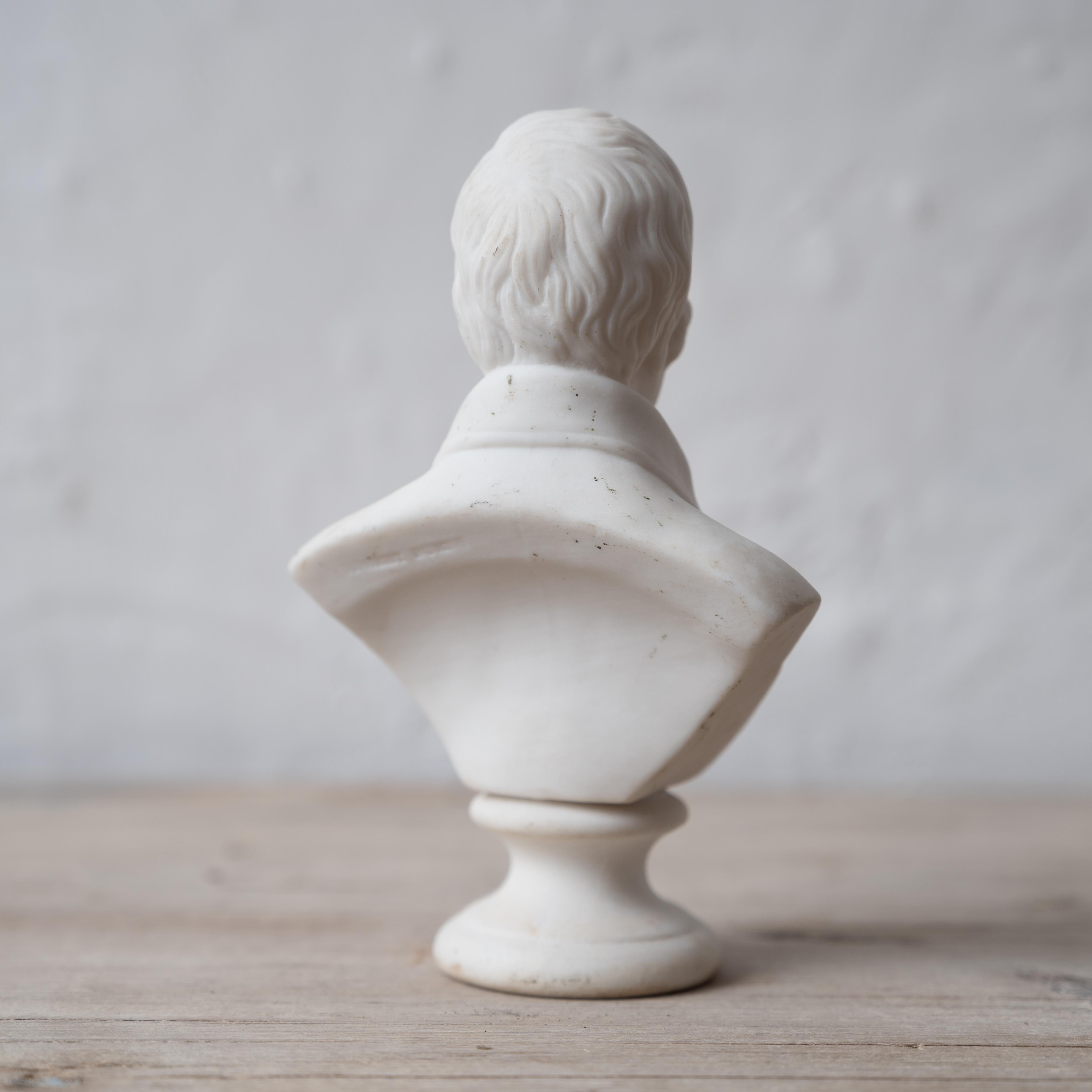 Robert Burns Parian Bust, 19th Century For Sale 3
