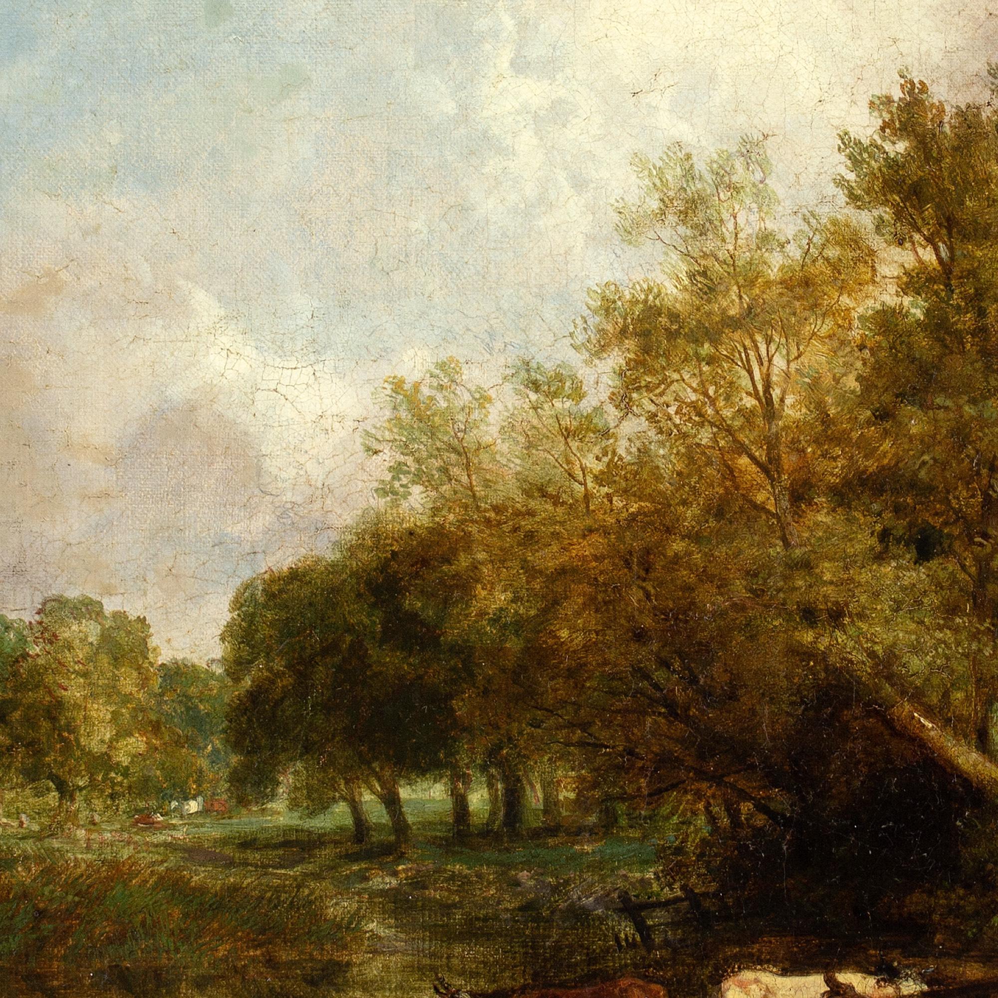 Robert Burrows (Cerchio), Paesaggio fluviale con bestiame 7