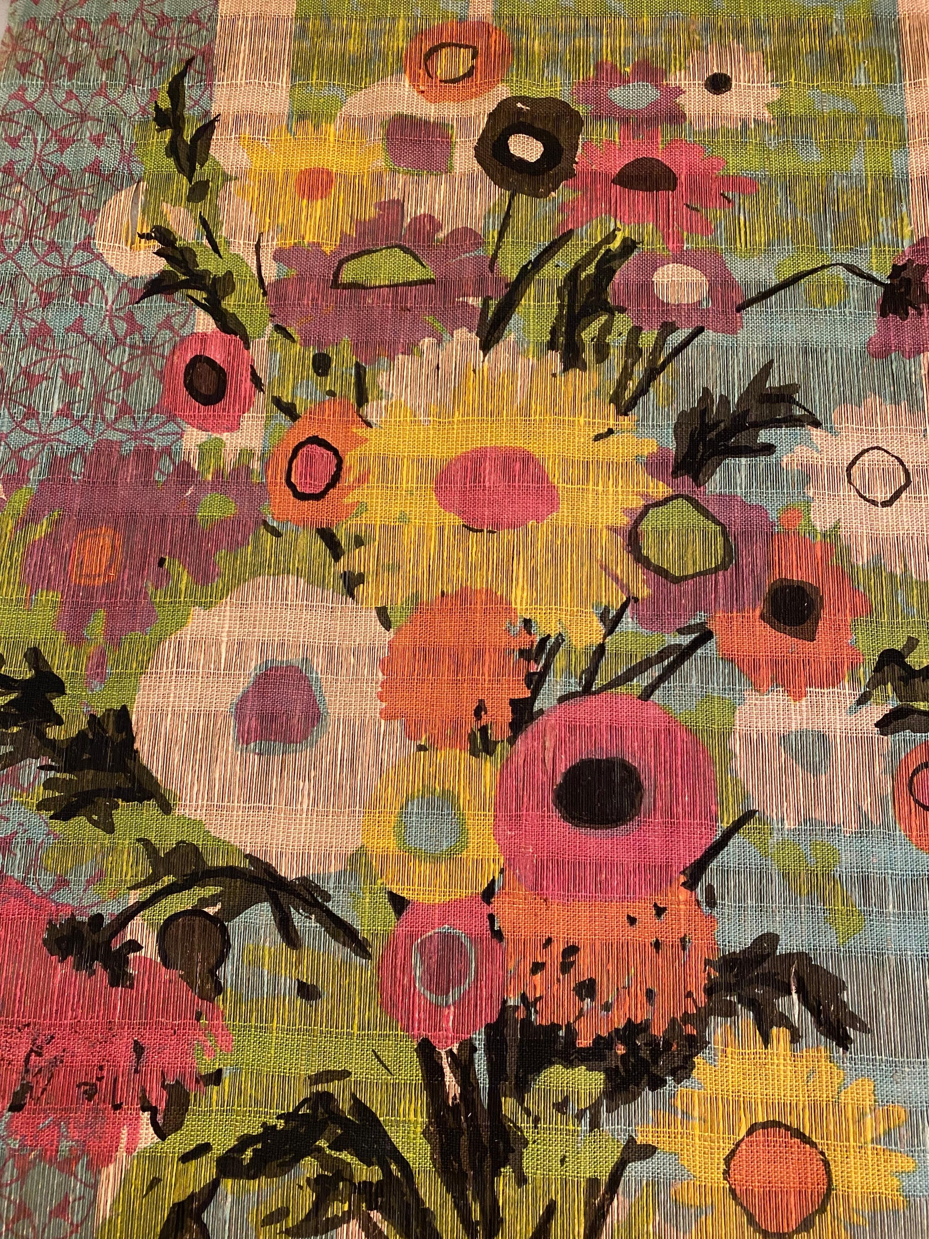 Linen Robert Bushong Silkscreen on linen