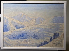 Robert C.C. Black III, Paysage des montagnes Rocheuses, Colorado, huile sur carton, 1938