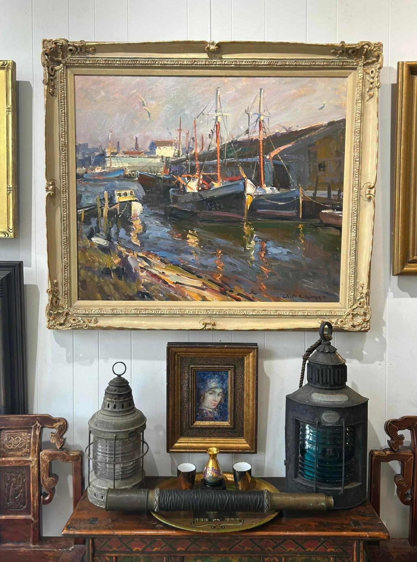 Il tipo più raffinato - Painting Impressionismo americano di Robert C. Gruppé