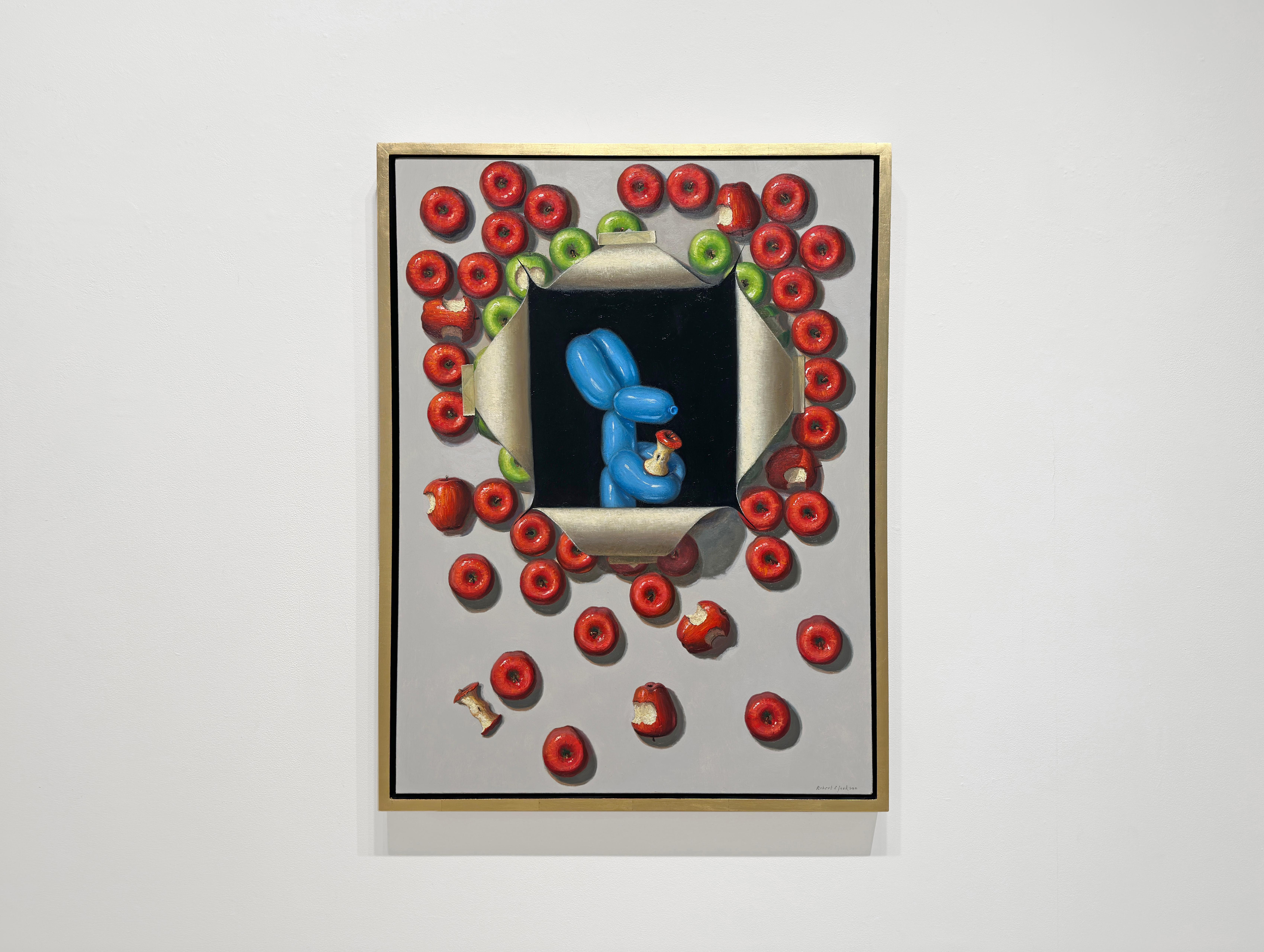 A TASTE FOR ART – zeitgenössisches Stillleben / Humor Pop Art / Trompe l'oeil – Painting von Robert C. Jackson