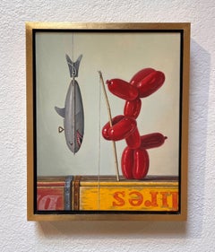 "Gran pesca" - Pintura al óleo original sobre lienzo