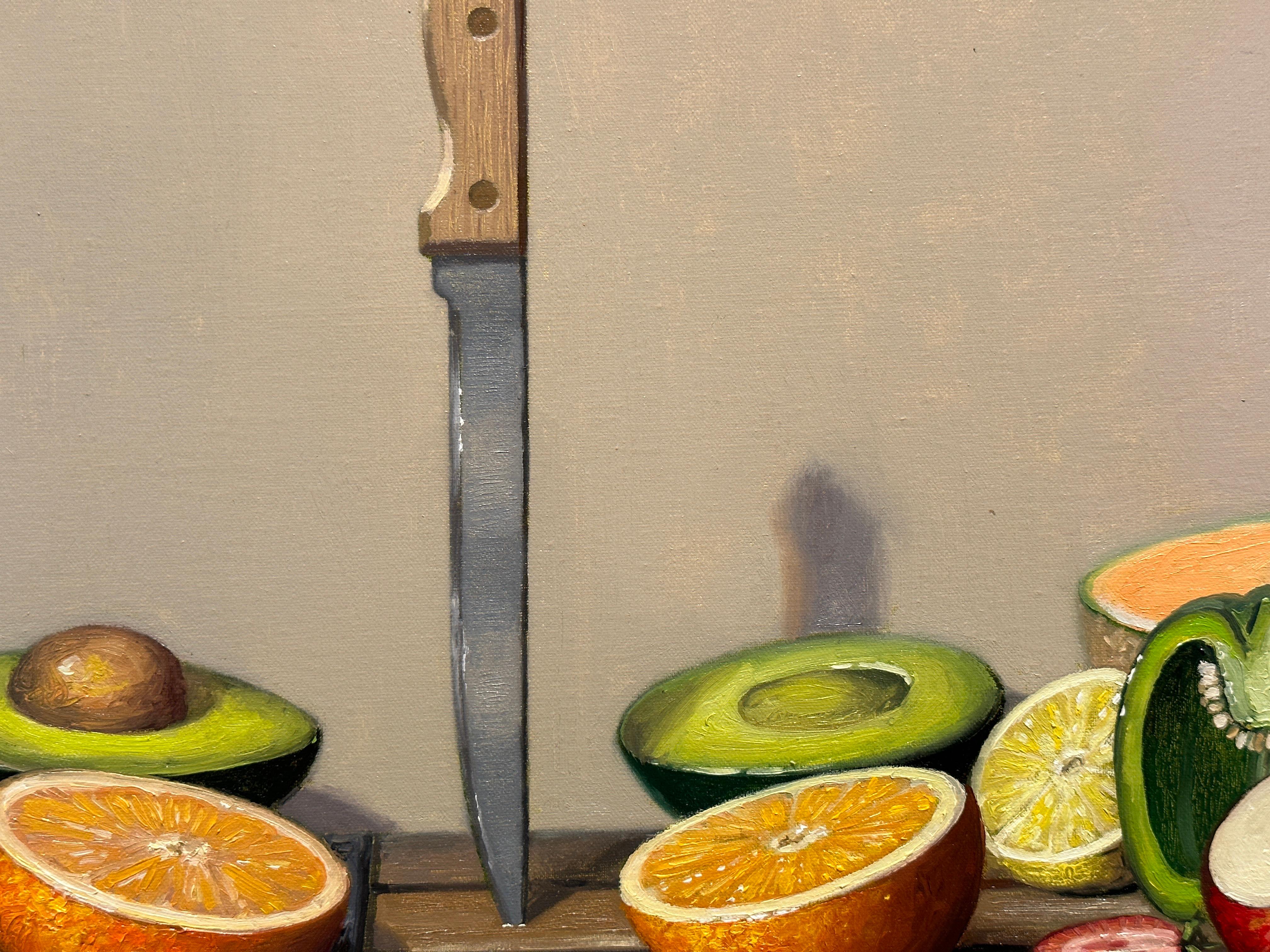 HALFSIES - Contemporary Realism / Food Art / Still Life For Sale 1