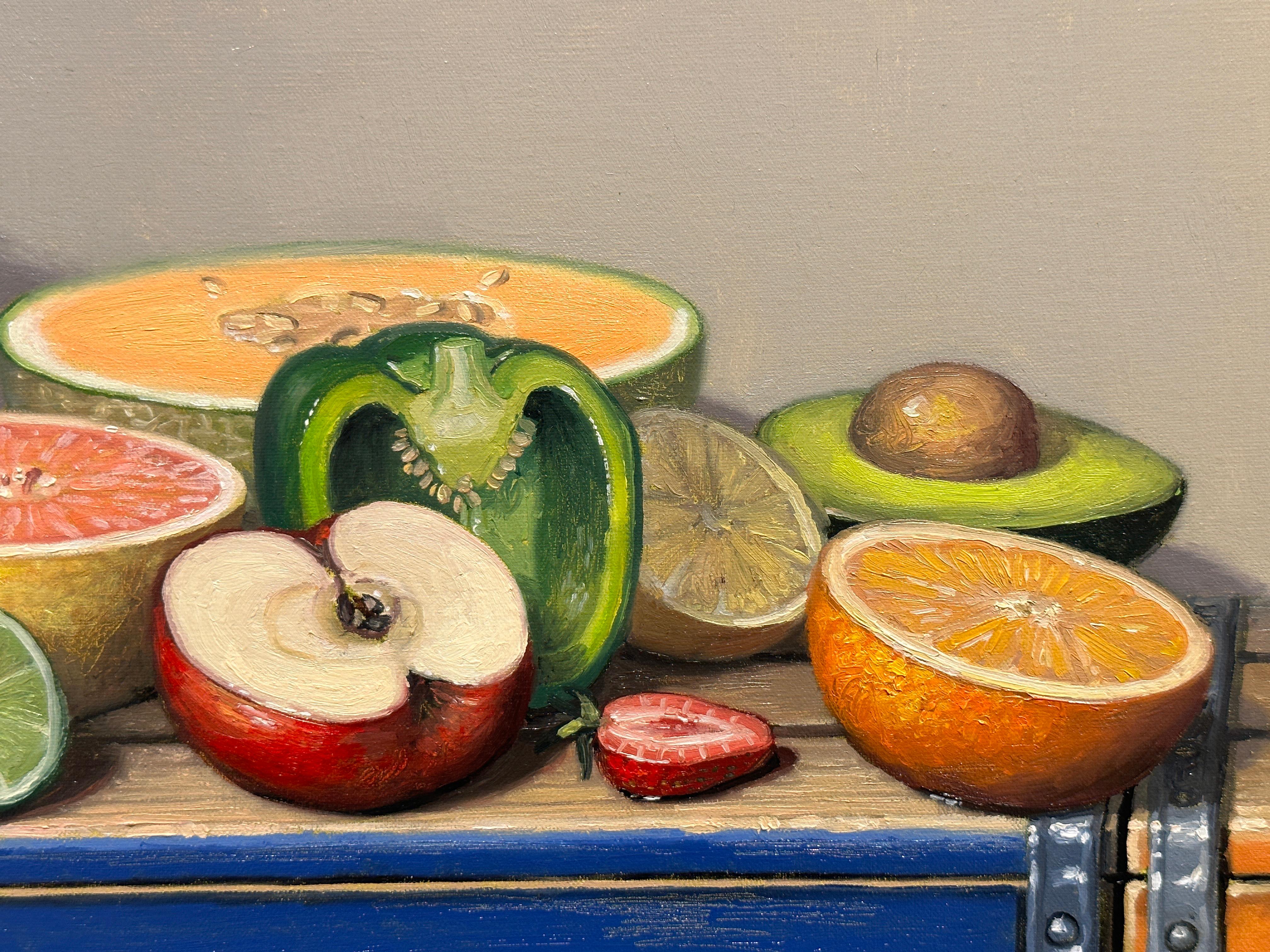 HALFSIES - Contemporary Realism / Food Art / Still Life For Sale 2