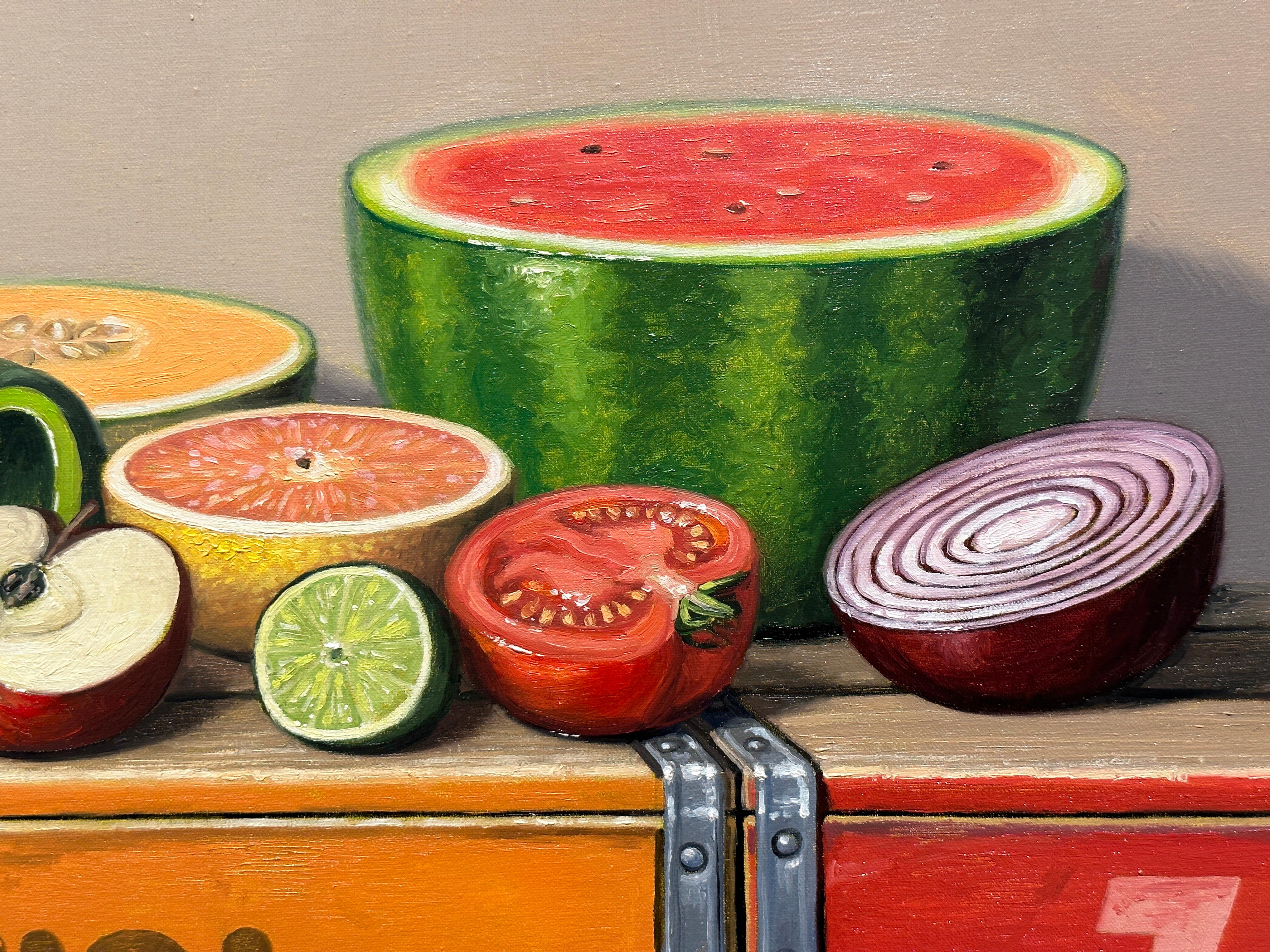 HALFSIES - Contemporary Realism / Food Art / Still Life For Sale 3