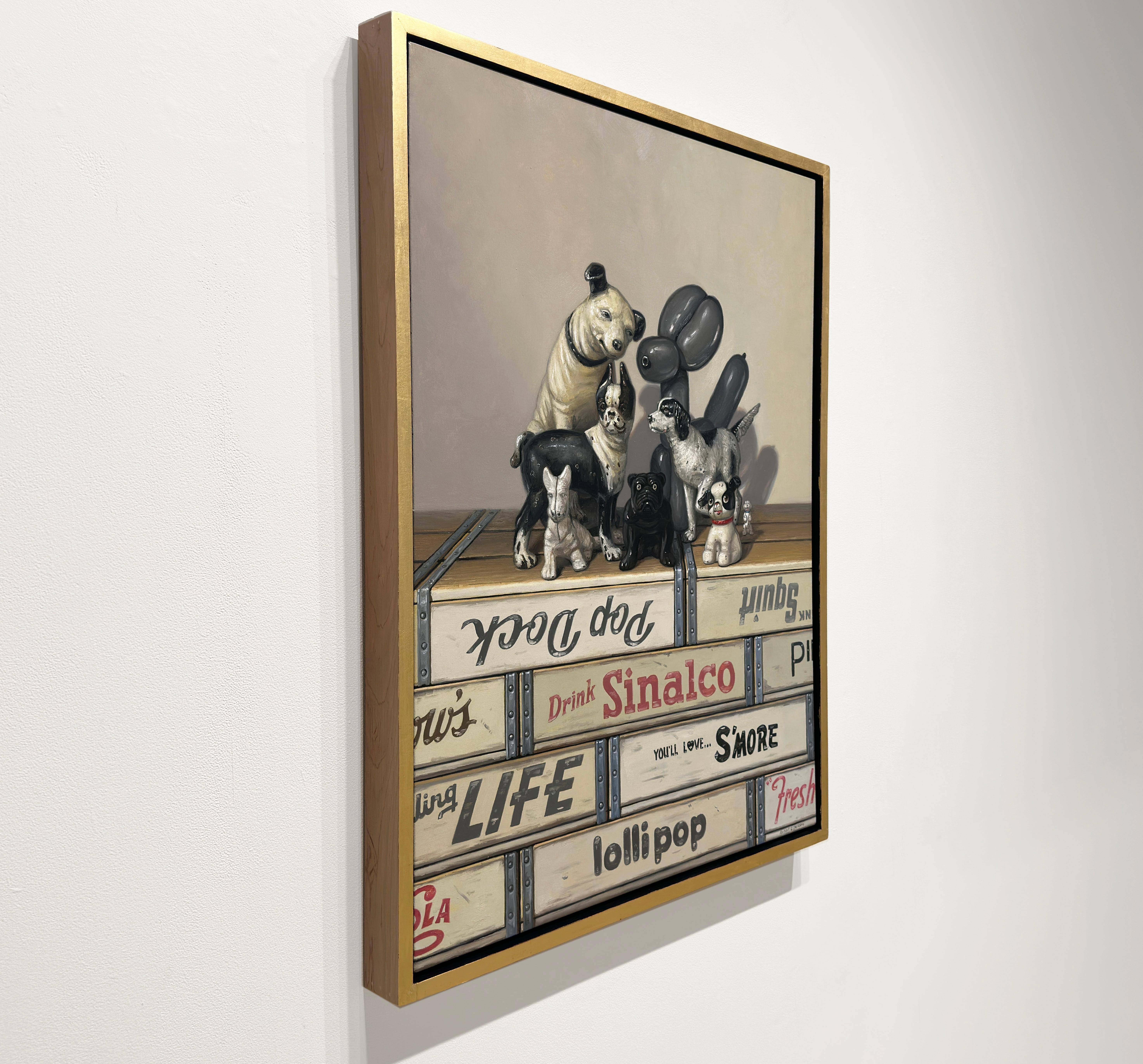 IT'S ALL BLACK AND WHITE - Zeitgenössischer Realismus / Hunde / Pop Art 1