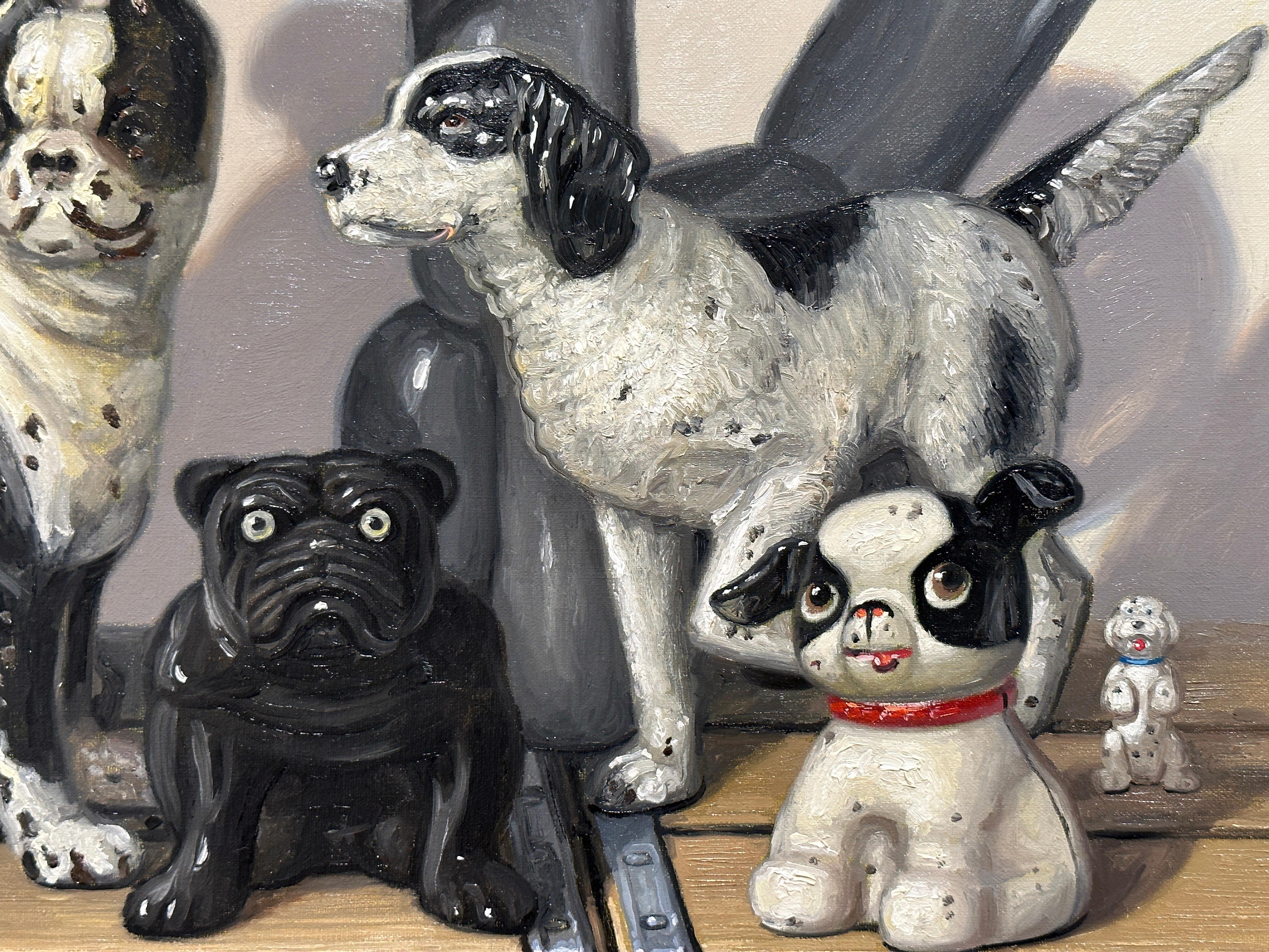 IT'S ALL BLACK AND WHITE - Zeitgenössischer Realismus / Hunde / Pop Art 2