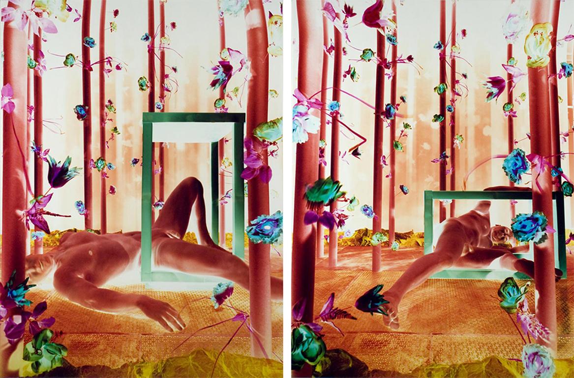 Robert Calafiore Nude Photograph - Untitled (Figure Diptych)