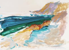 'Breaking Waves, Monterey Cove', California Expressionist, Stanford, Carmel