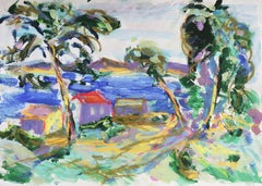 'Fishermen's Shacks, Monterey', Carmel, California Expressionist, Stanford