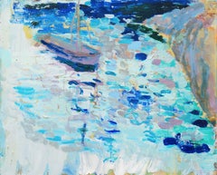 'Off Monterey', American Post-Impressionist Oil, Carmel, Stanford