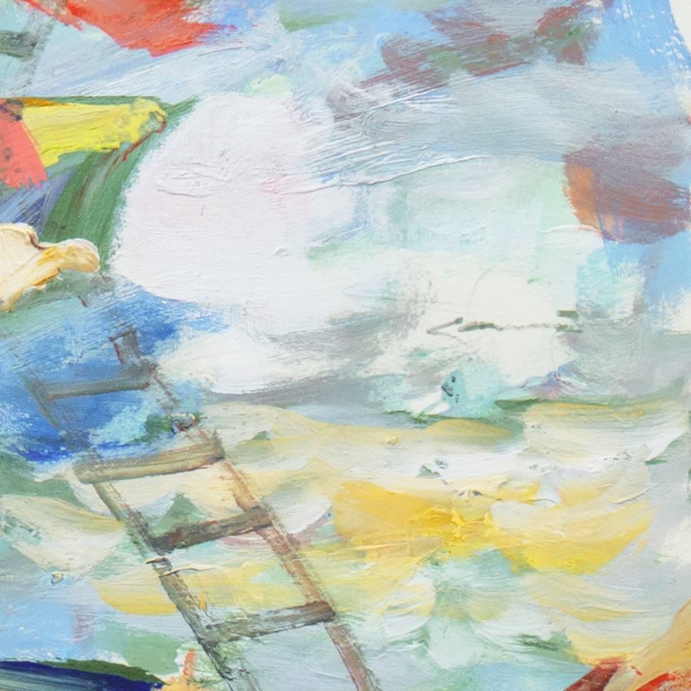 „Fischenboote vor Monterey“, Carmel, Kalifornien, expressionistische Meereslandschaft des Expressionismus, Big Sur im Angebot 2