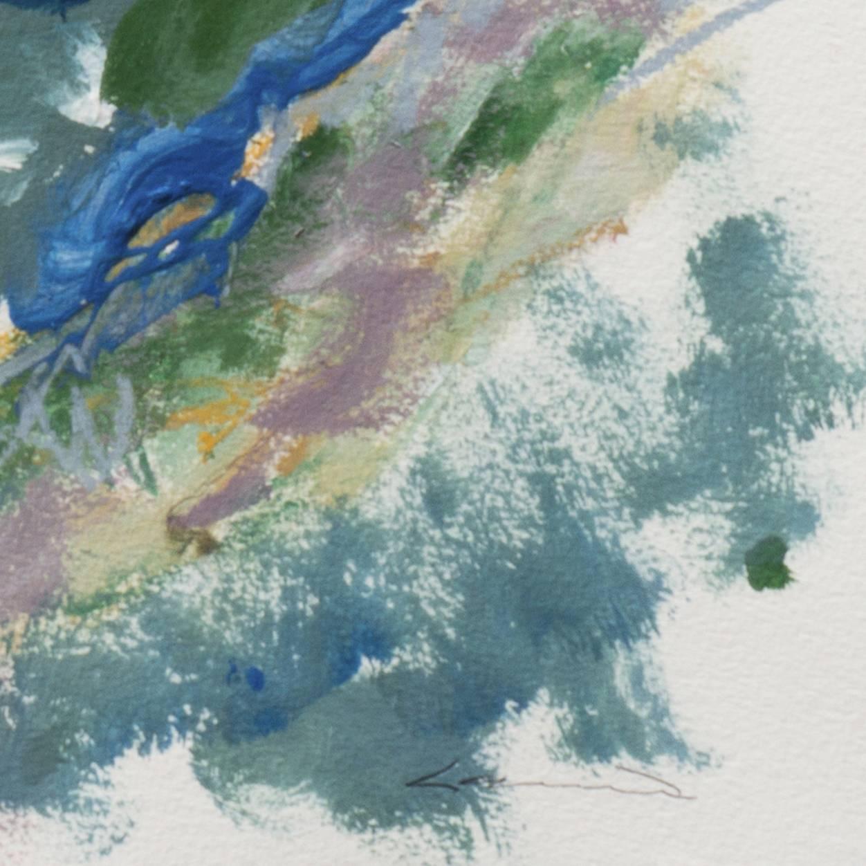 'Hidden Cove, Big Sur', Carmel, California Paisaje marino postimpresionista, Stanford en venta 2