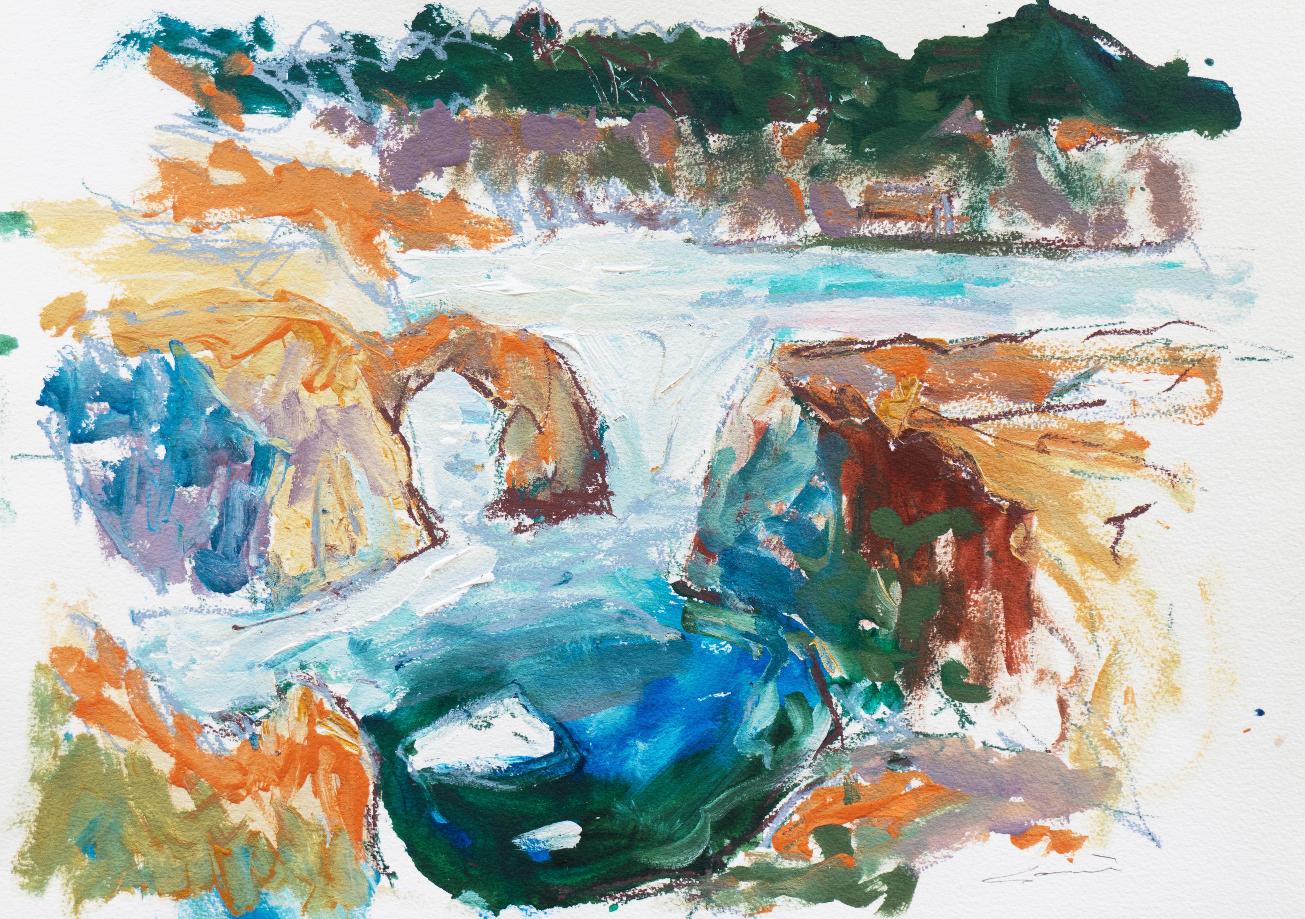 'Natural Bridges, Carmel', California Expressionist, Stanford, Carmel