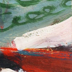 'Sailing off Monterey', Carmel, California Post-Impressionist Seascape, Stanford