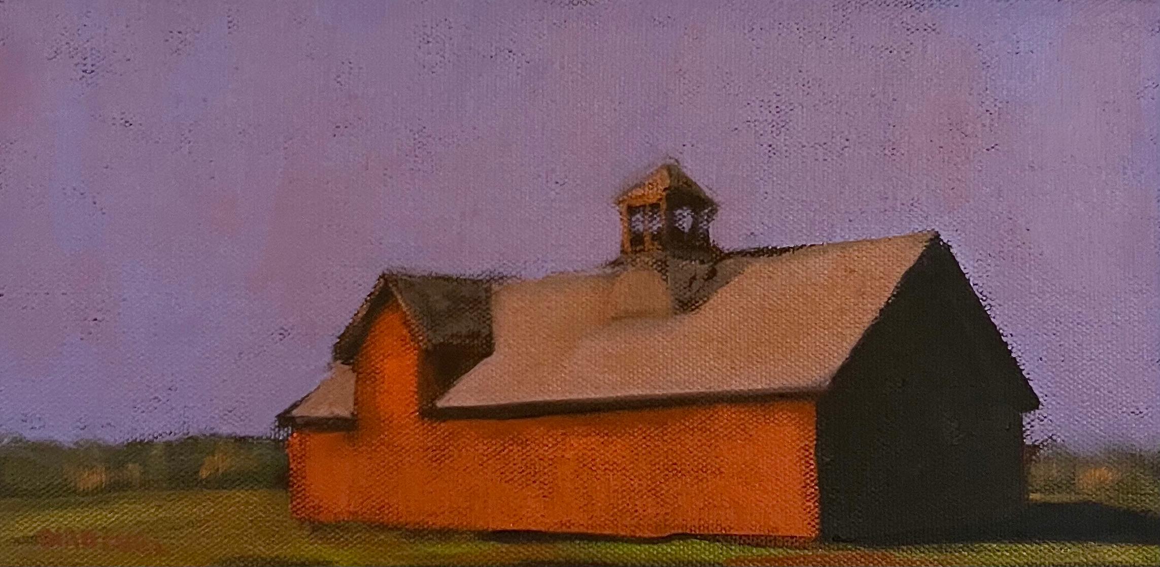 Robert Cardinal Landscape Painting - Red Barn