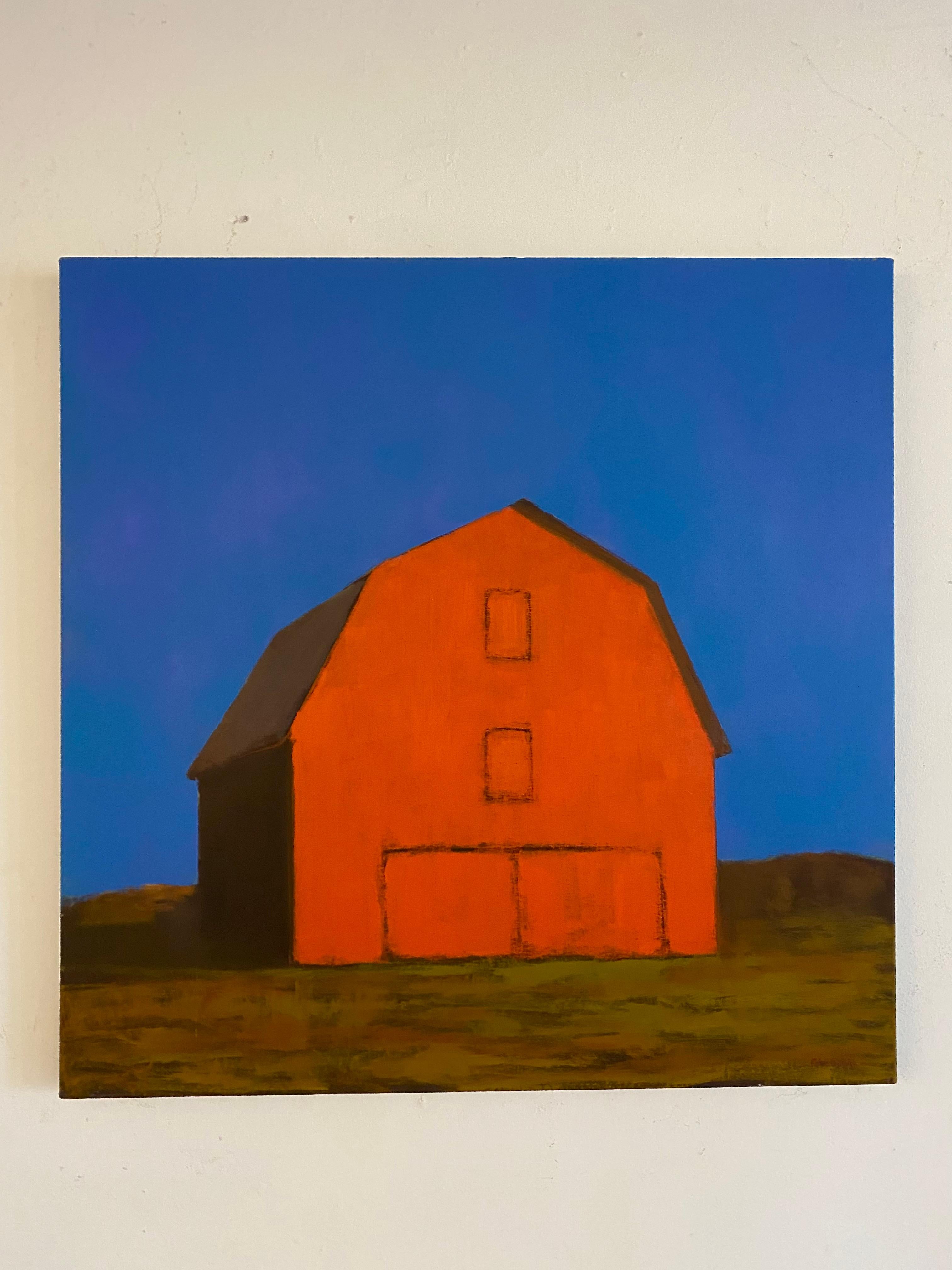 Vermont Barn - Painting by Robert Cardinal