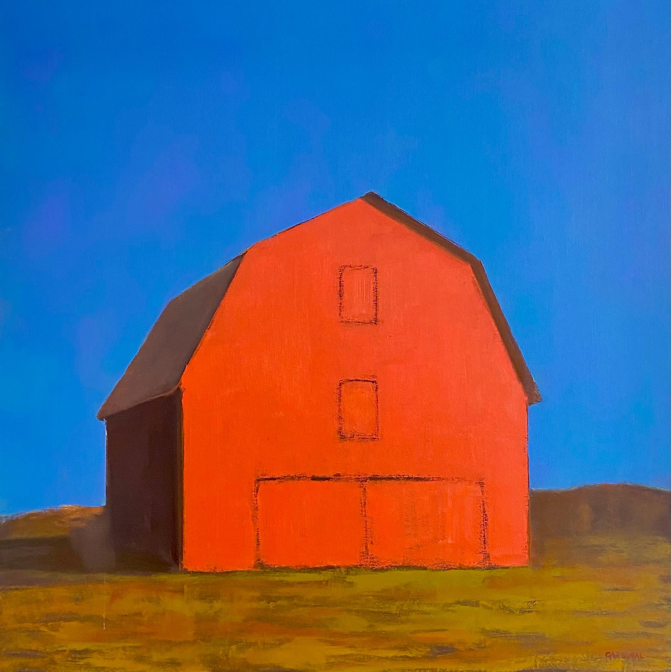 Robert Cardinal Landscape Painting - Vermont Barn
