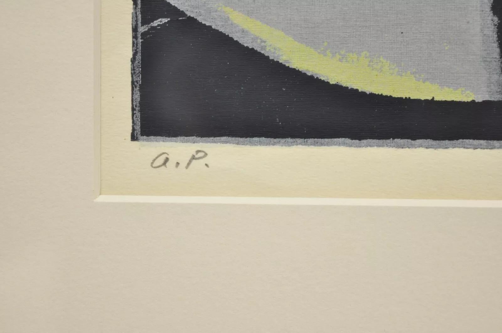 Robert Cariola „See not, Hear not, Speak not“ Serigraphiedruck Mid-Century-Kunst (20. Jahrhundert) im Angebot