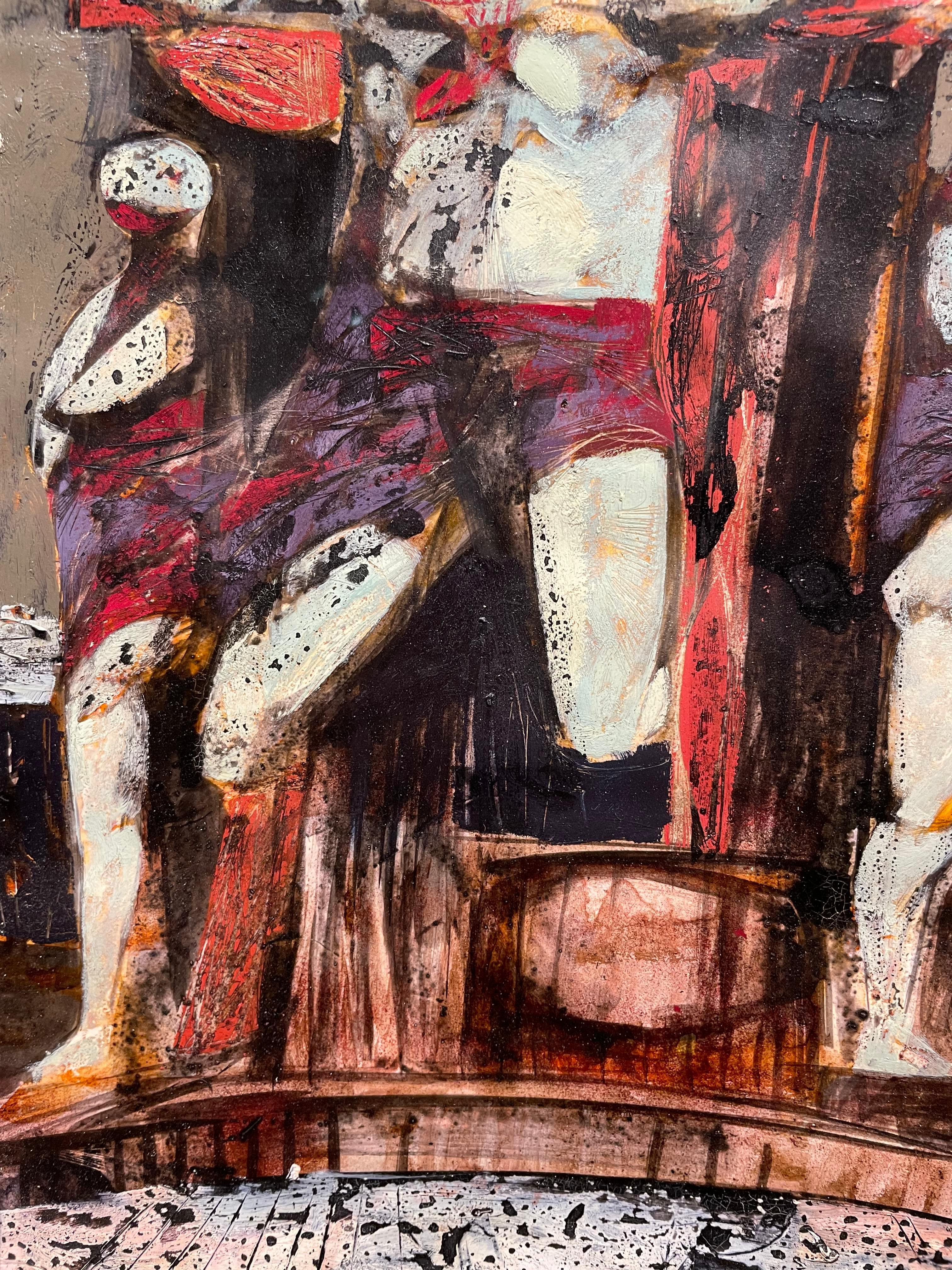 Kreuzigung, 20. Jahrhundert Figural Expressionist Künstler im Angebot 4