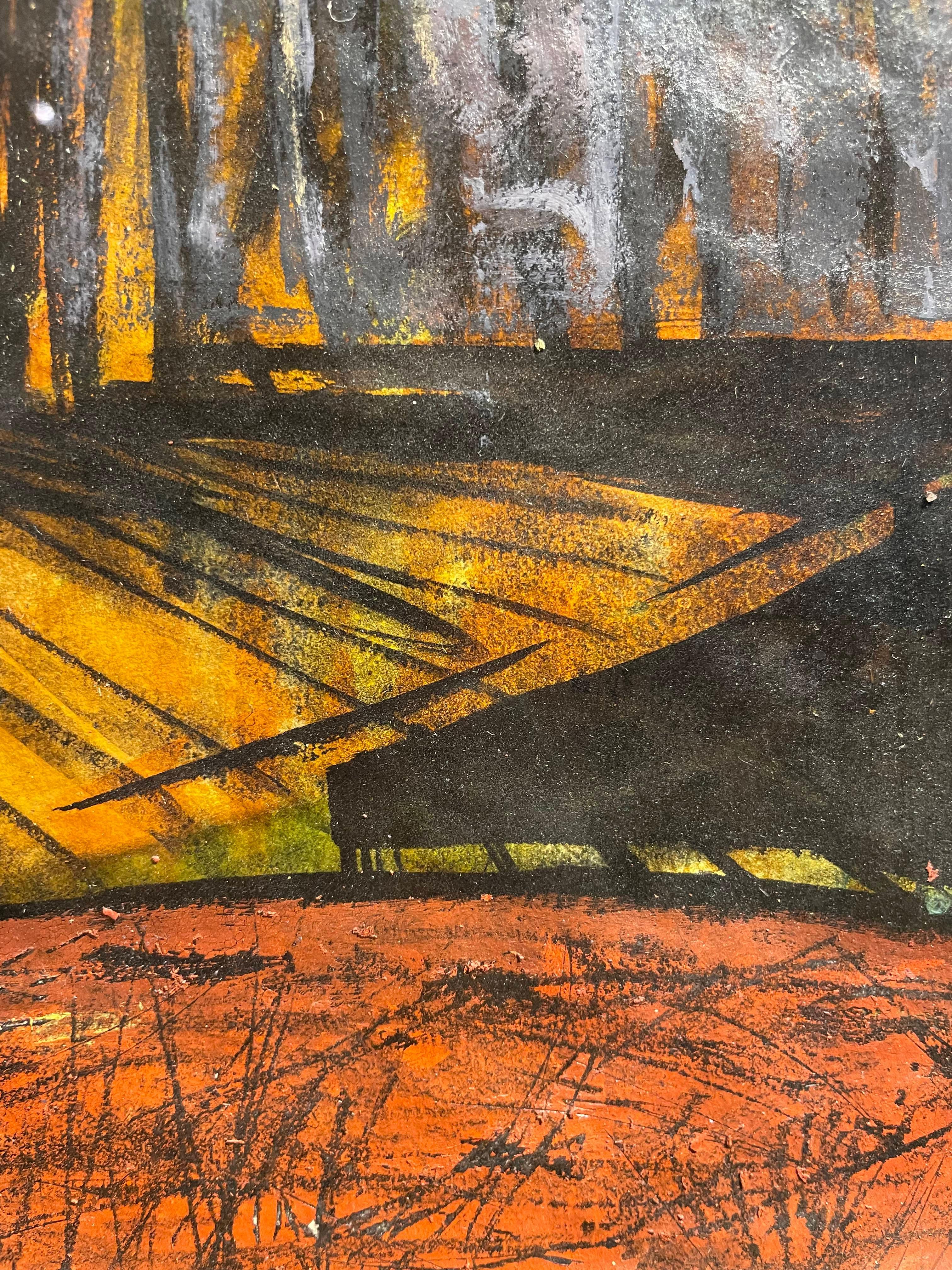 Deposition, 20th Century Figural Expressionist, On the Cross For Sale 6