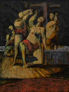 Deposition, 20th Century Figural Expressionist, On the Cross