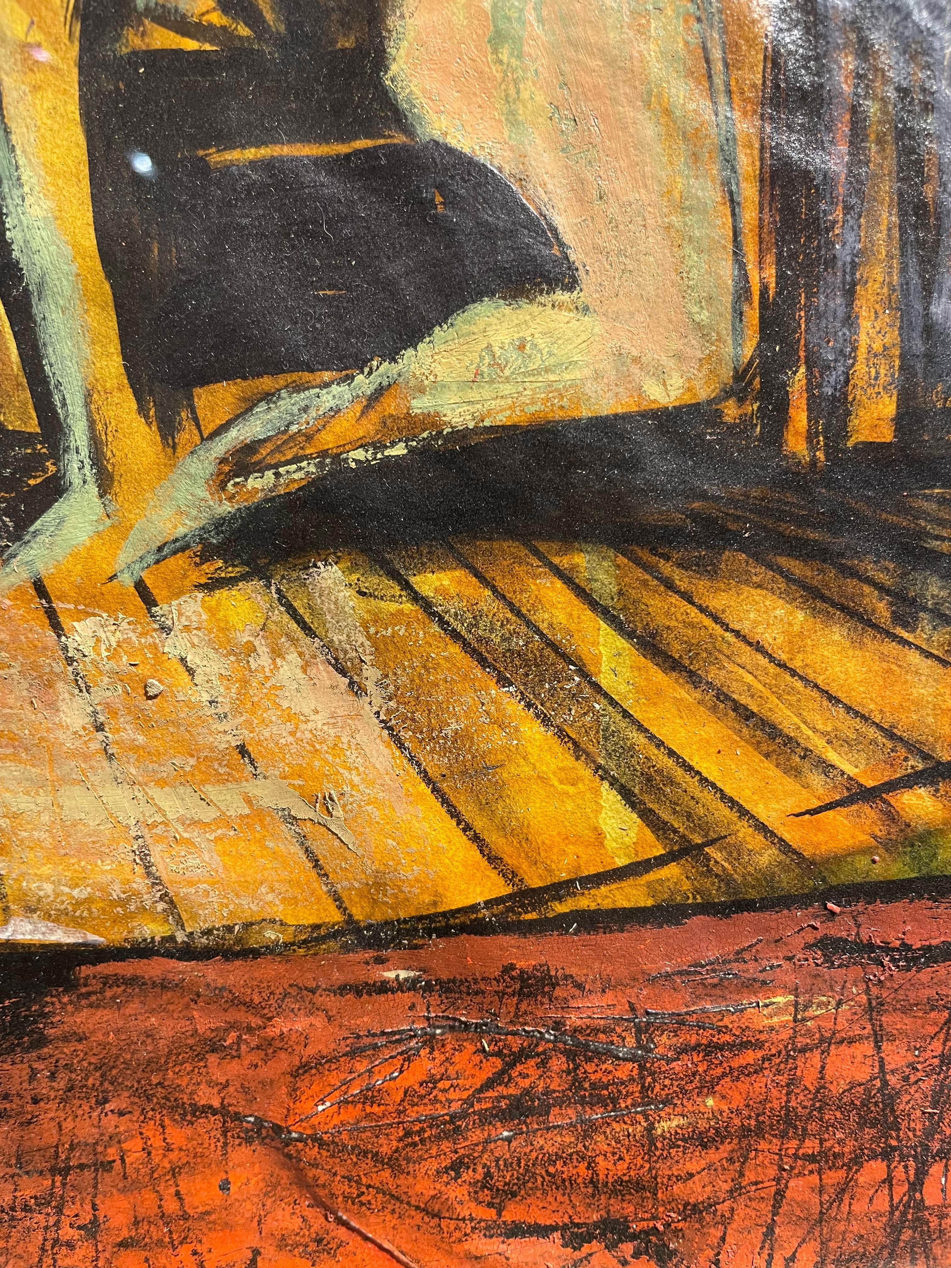 Deposition, 20th Century Figural Expressionist, On the Cross For Sale 5