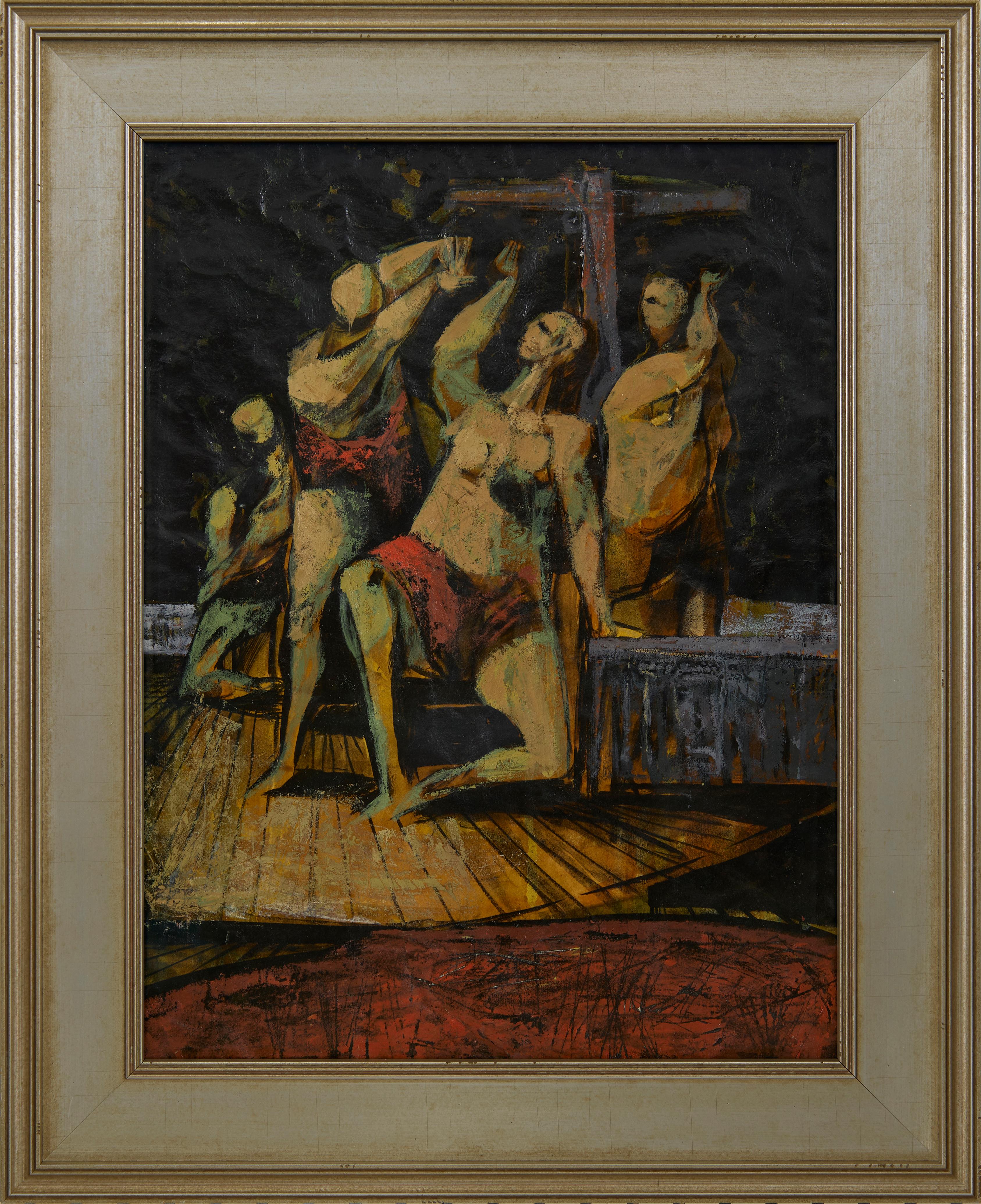 Deposition, 20th Century Figural Expressionist, On the Cross
