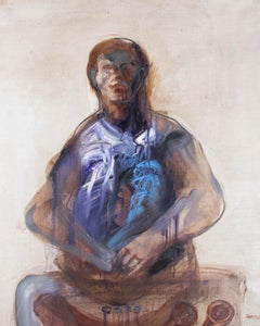 Robert Carroll (1934-2016) - Large c.1965 Oil, Self Portrait