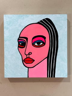 Acrylic on Canvas by Robert Catapano “little Mona”