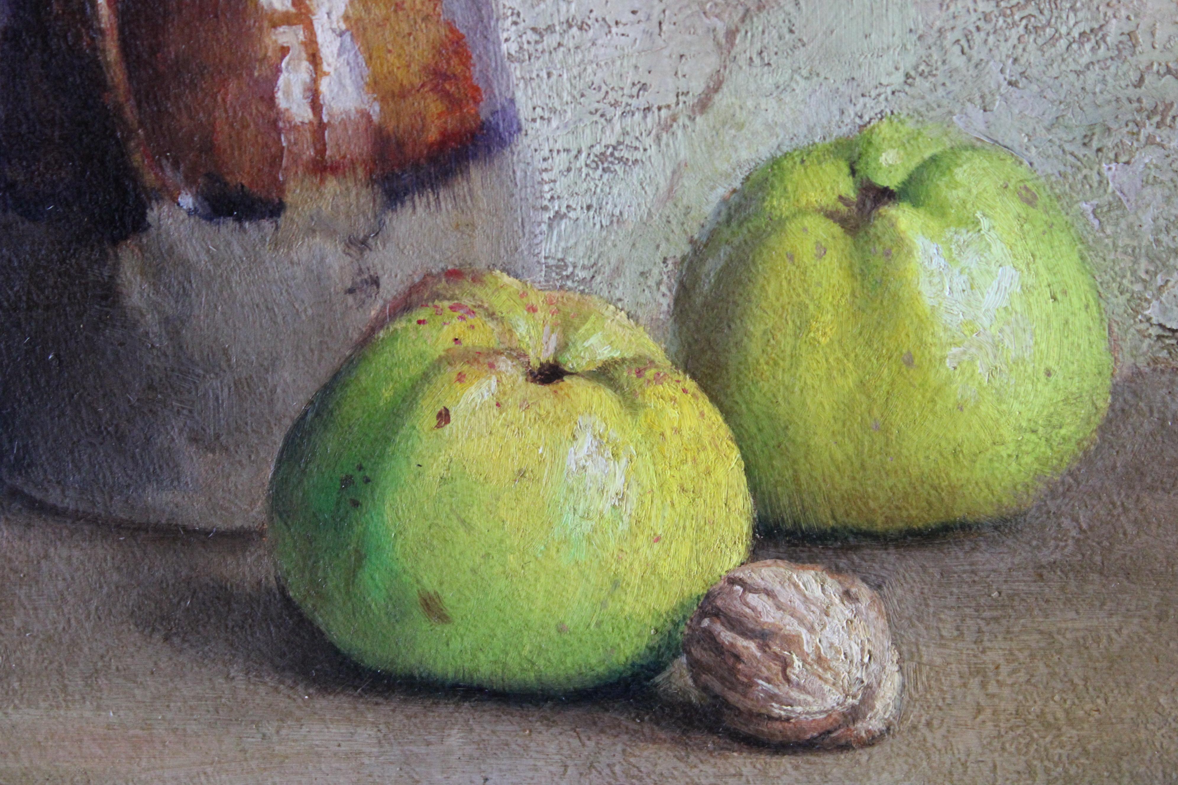 Una meravigliosa natura morta d'epoca della metà del secolo scorso dell'artista francese Robert Chailloux su tavola e nella sua cornice originale.  Robert The è considerato da molti uno dei migliori pittori di nature morte del XX secolo.  An He è