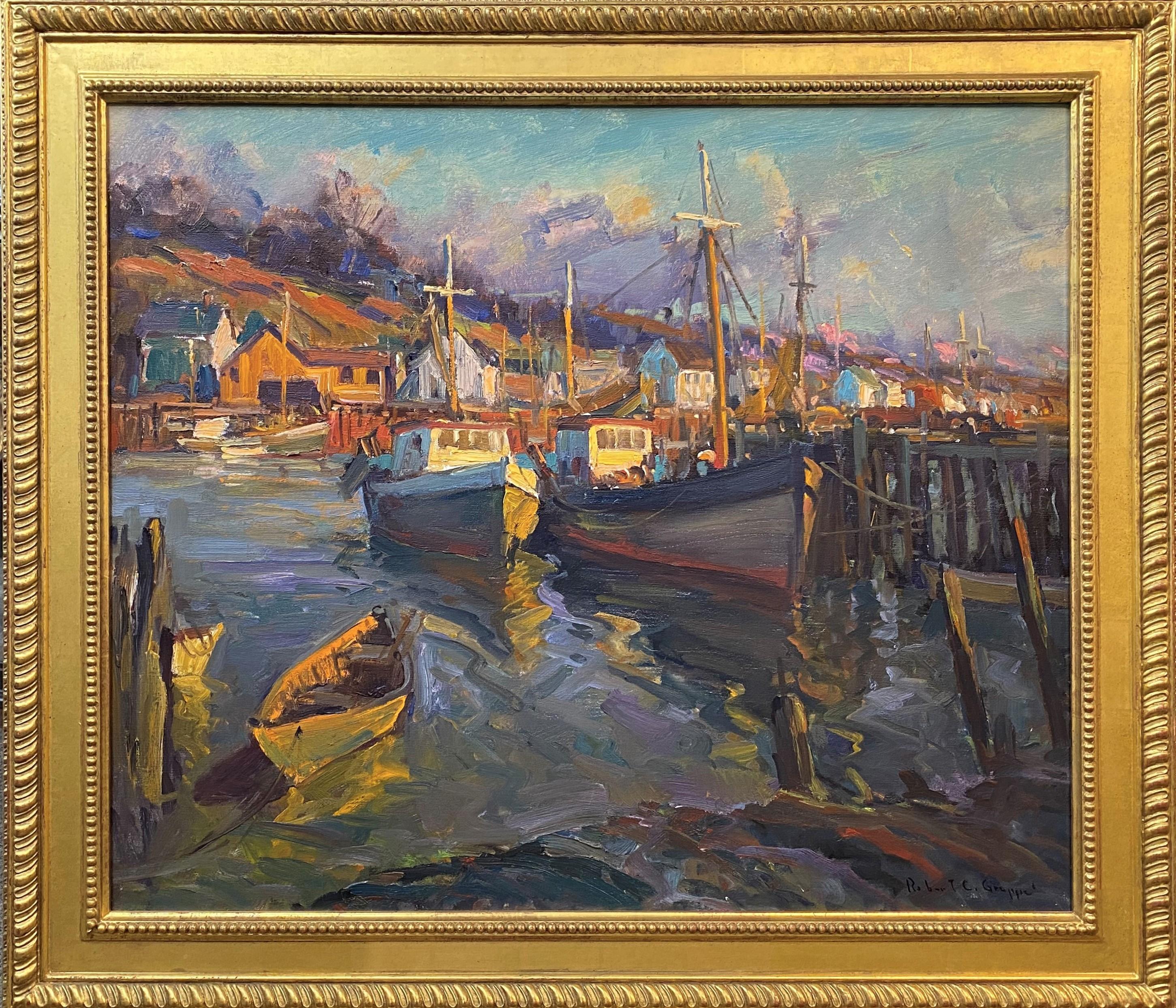 Smith's Cove at Sunset - Art by Robert Charles Gruppe