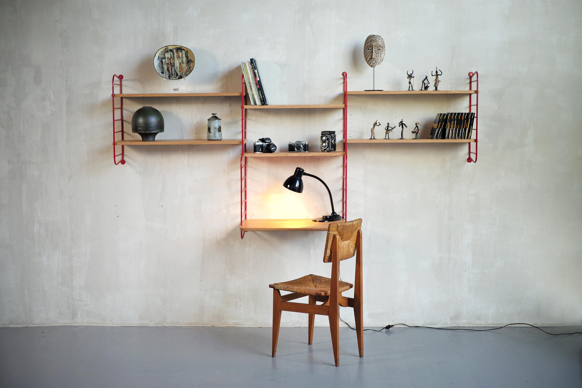 Robert Charroy, Wall Desk/Library, France, 1950 For Sale 3