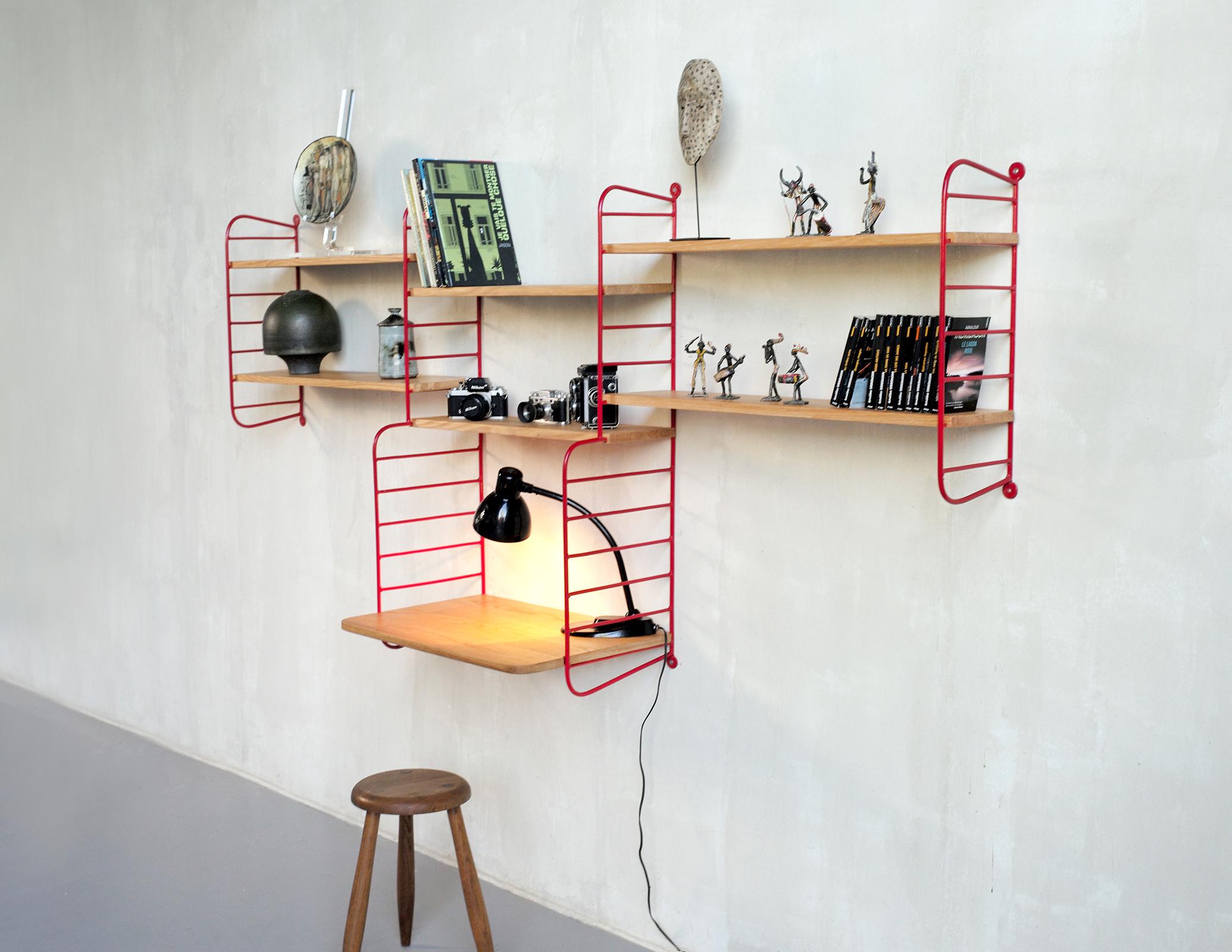 Robert Charroy, Wall Desk/Library, France, 1950 For Sale 1