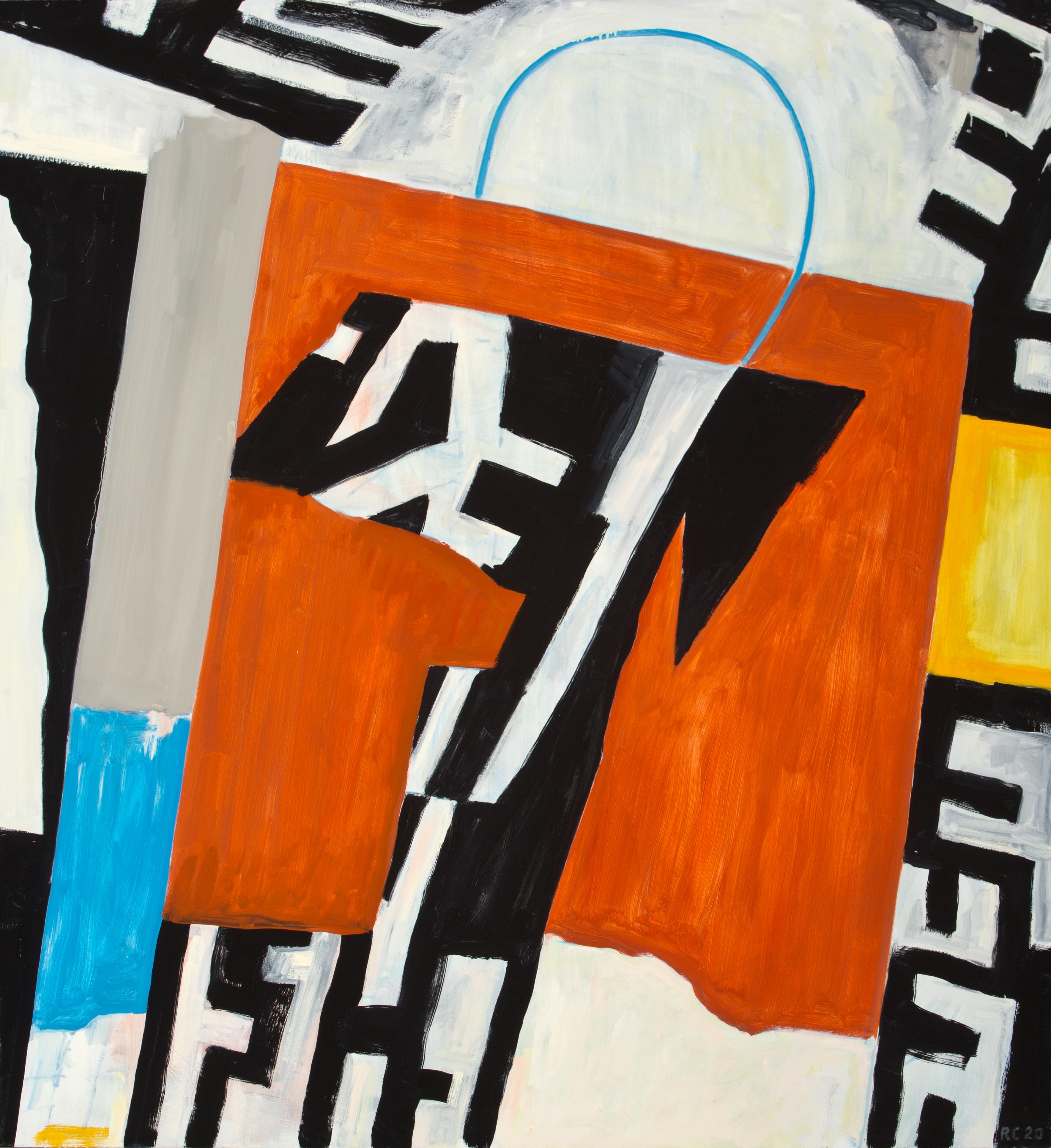 Robert Chiarito Abstract Painting - Mossi