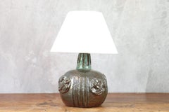 Robert Chiazzo, Keramiklampe, 1960, Bormes, Vallauris, Era Jouve, Picault