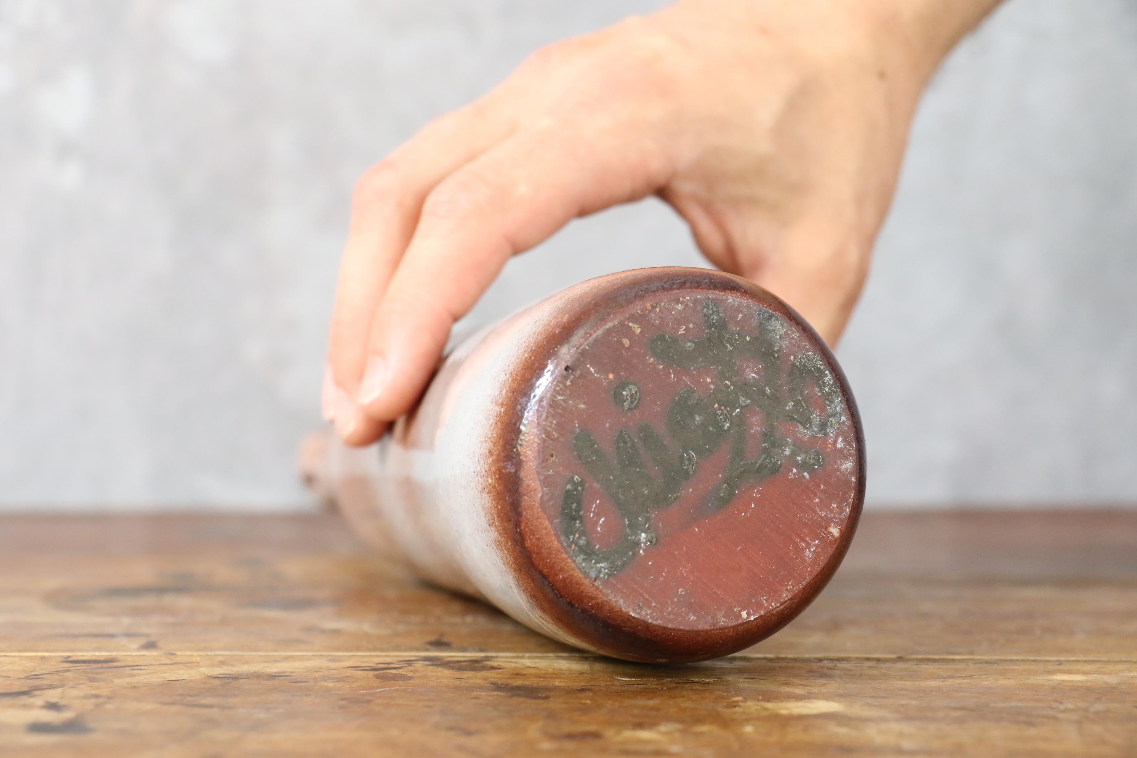 French Mid-Century Modern Ceramic Vase by Robert Chiazzo — Ruelland For Sale 5