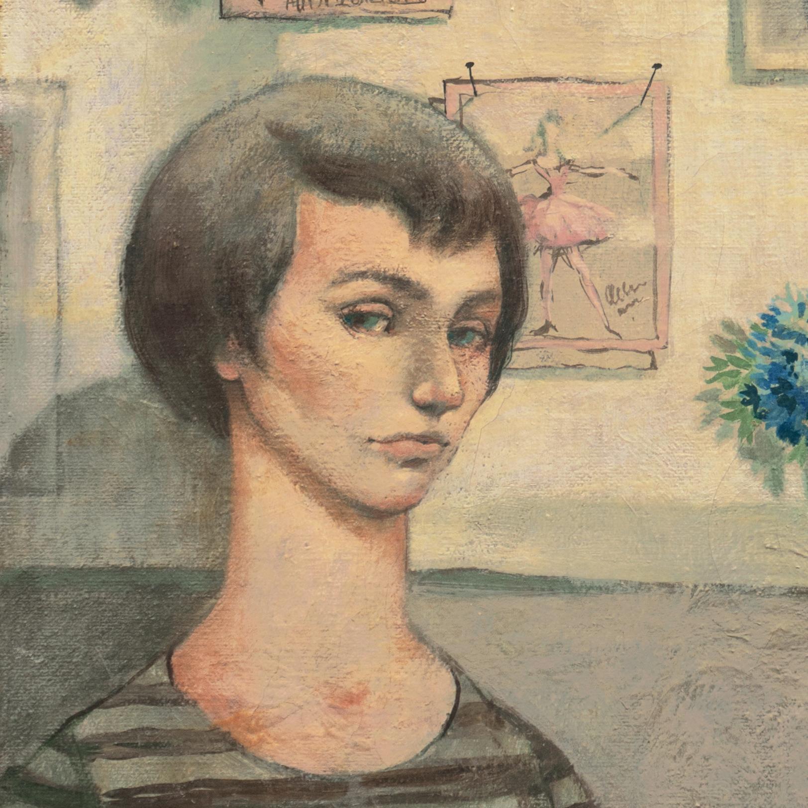 Signé au centre droit, dans le talon 53, 'Childers' pour Robert Childers (Américain, 1924-1984) et daté 1954.

Robert Childers a d'abord servi dans la marine américaine pendant six ans après avoir été diplômé du lycée de Medford en 1941. Après la