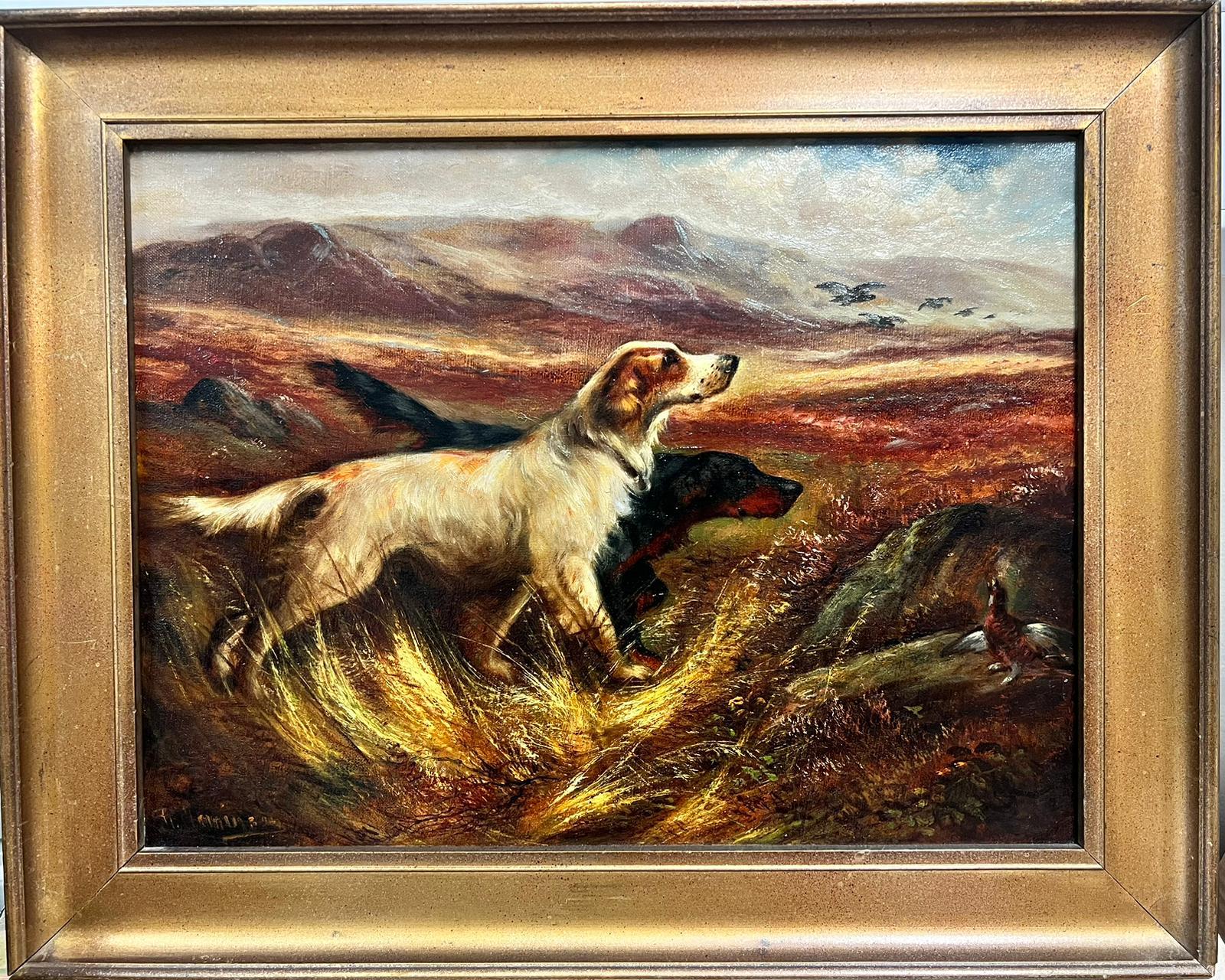 On the Scent
by Robert Cleminson (British 1864-1903)
signed oil painting on canvas, framed

framed: 15 x 19 inches
canvas: 12 x 16 inches

Lovely British sporting art oil painting on canvas, by the well listed and ever popular painter, Robert