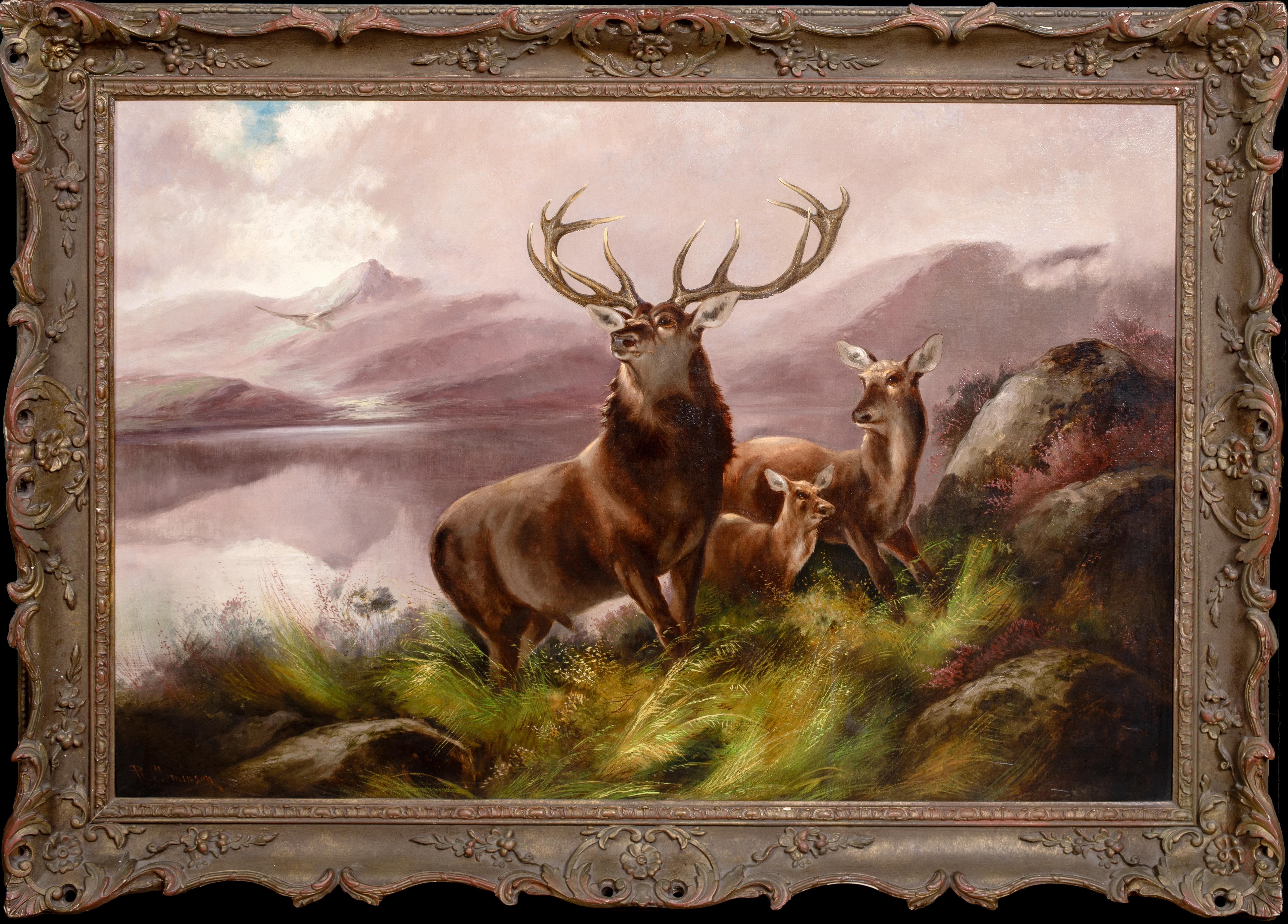Robert Cleminson Animal Painting – Die Herrscherin von The Glen, 19. Jahrhundert  von ROBERT CLEMINSON (1864-1903)