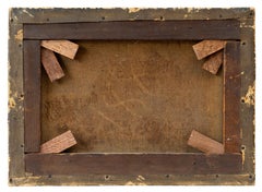 Two dogs chasing a duck overt the water, attributed to Robert Cleminson